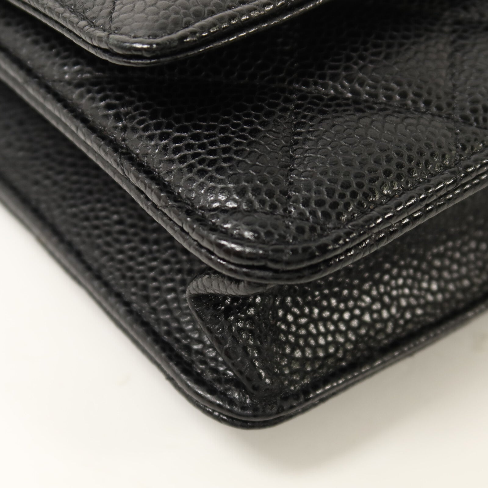 CHANEL 牛皮皮革WOC Wallet On Chain鏈帶肩背袋