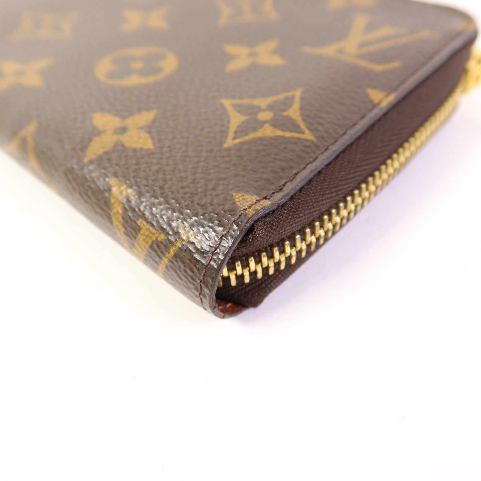 LOUIS VUITTON Monogram Zipper Long Wallet金扣長錢包