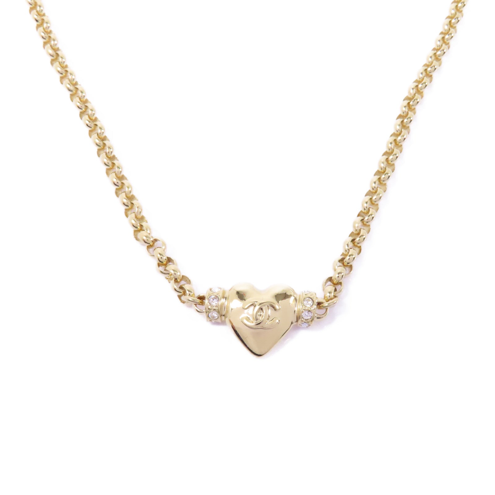 CHANEL 金屬Necklace項鍊金色