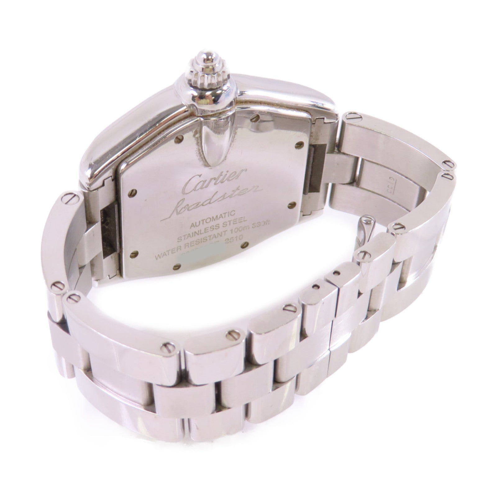CARTIER Roadstar不鏽鋼自動機芯手錶貝殼色