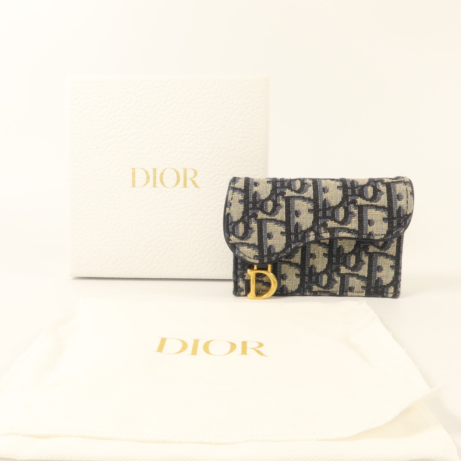 Dior 帆布Saddle Bloom Card Holder卡片套