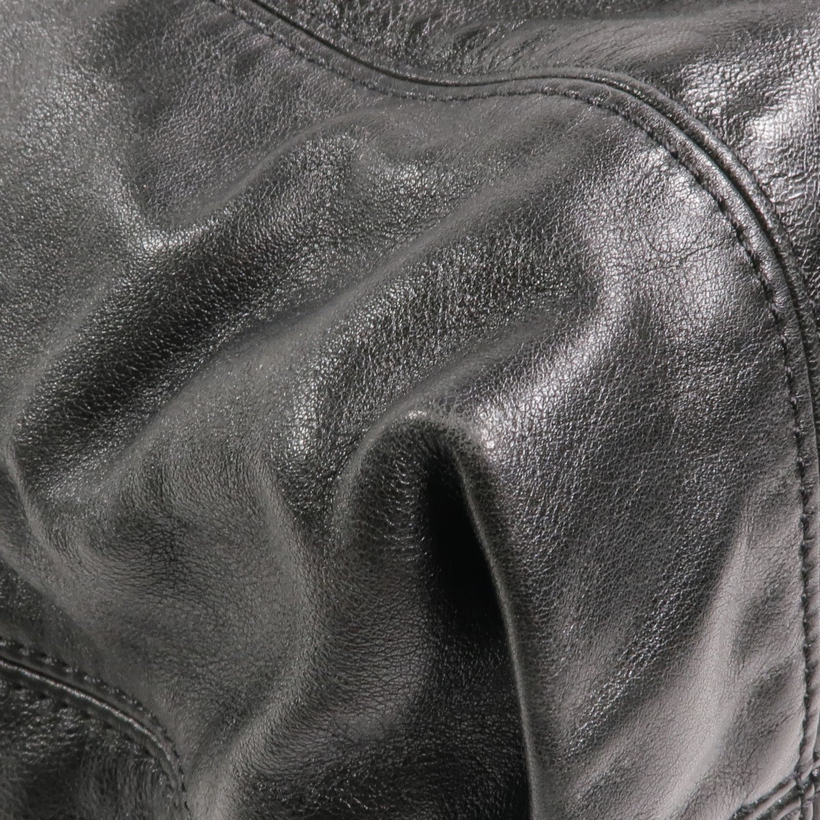 CHANEL 牛皮皮革Vintage Chain Shoulder Bag銀扣鏈帶肩背袋