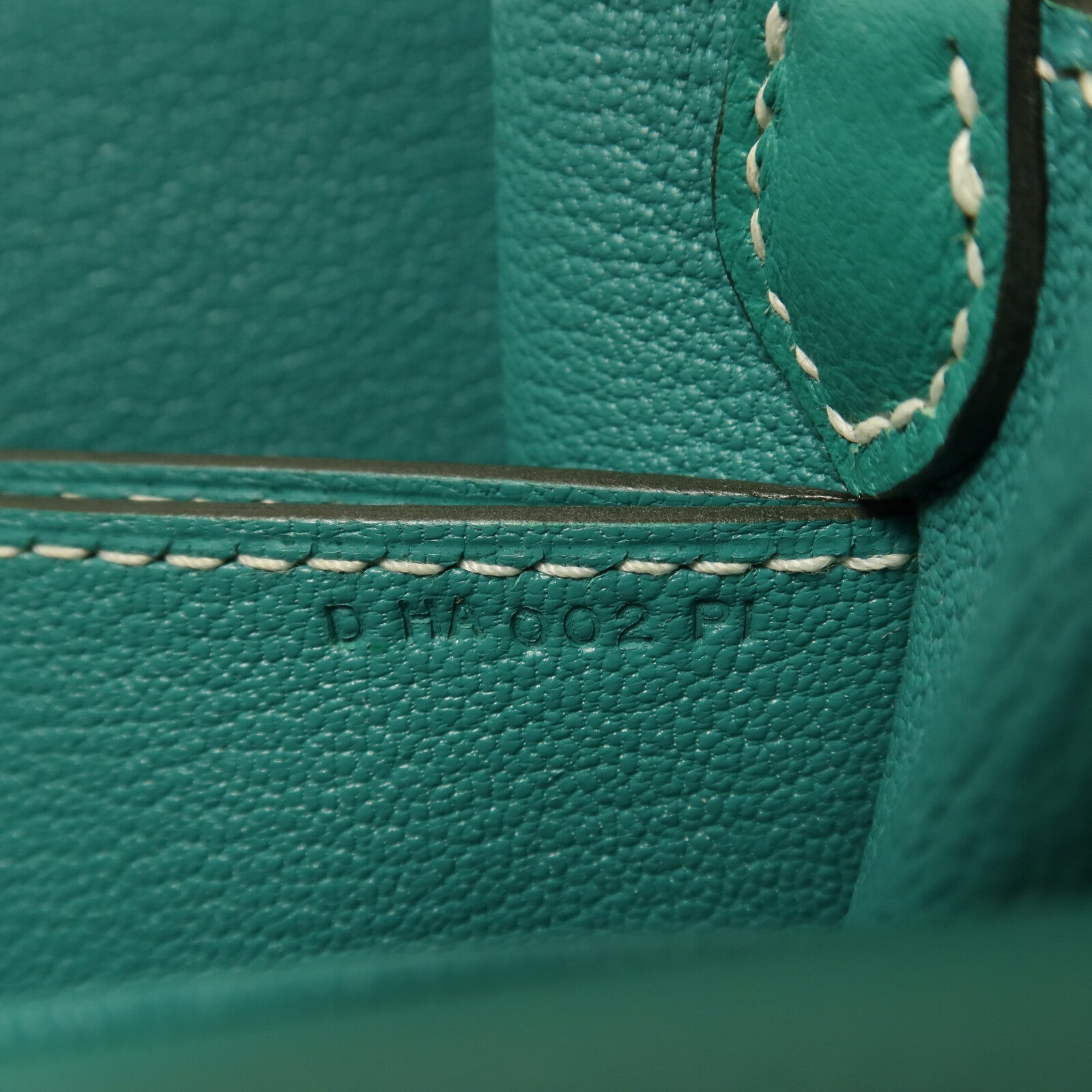 HERMES Evercolor皮革Roulis 23銀扣肩背袋Vert Verone