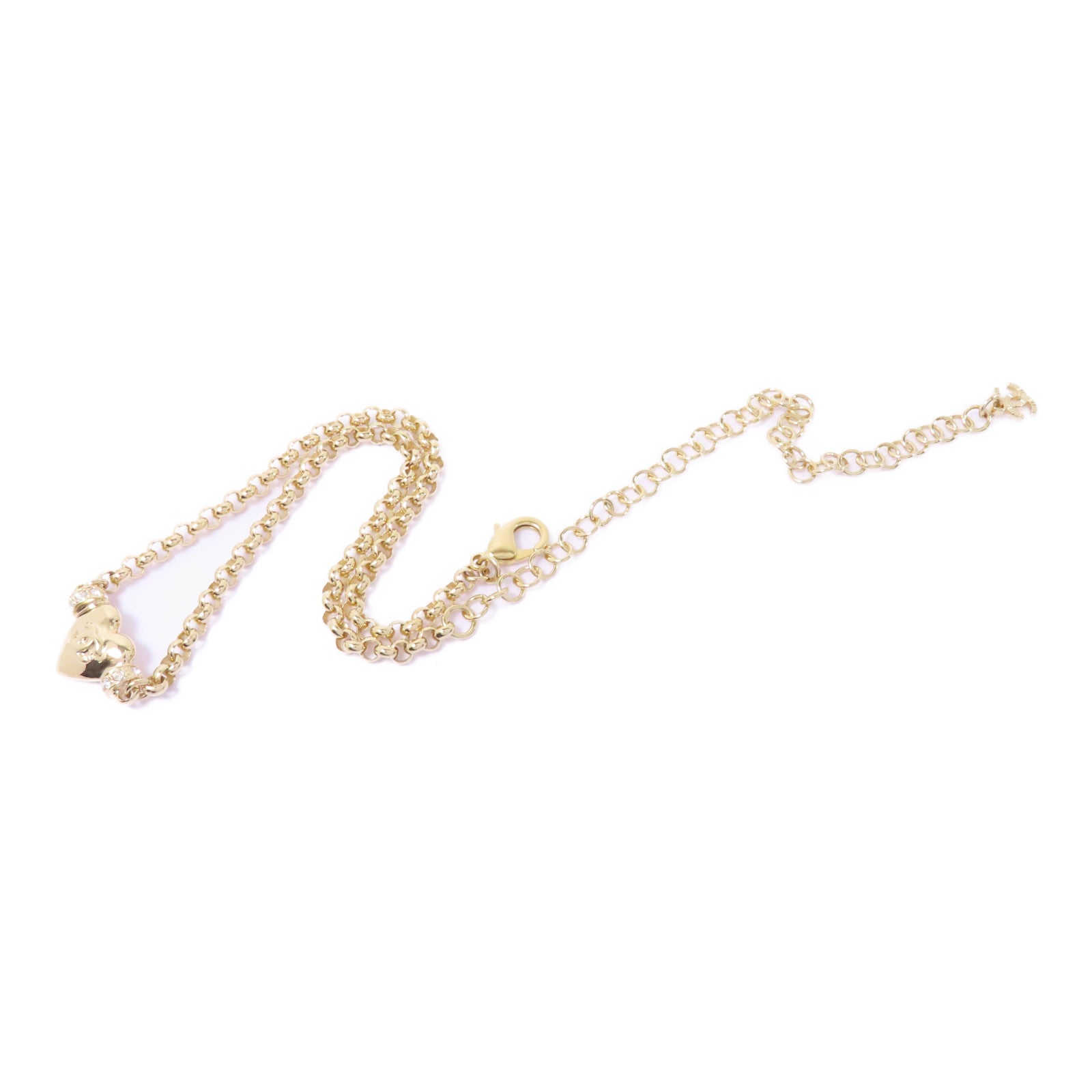 CHANEL 金屬Necklace項鍊金色
