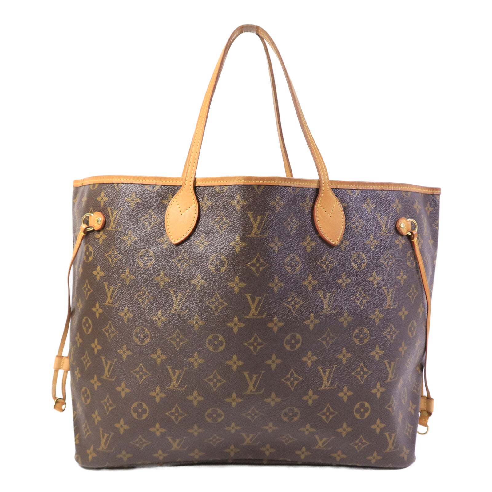 LOUIS VUITTON Monogram Neverfull GM Tote Bag金扣肩背袋