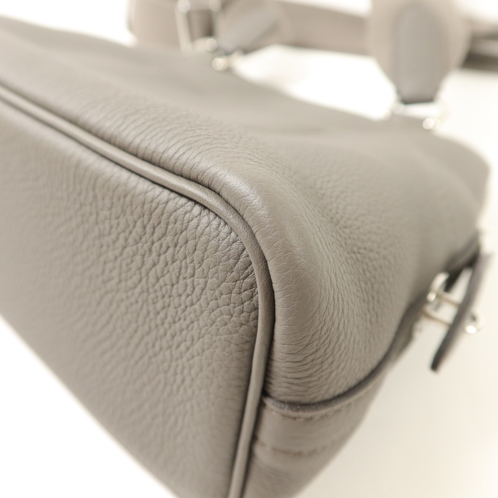 HERMES Togo皮革Bolide Messenger肩背袋Etain