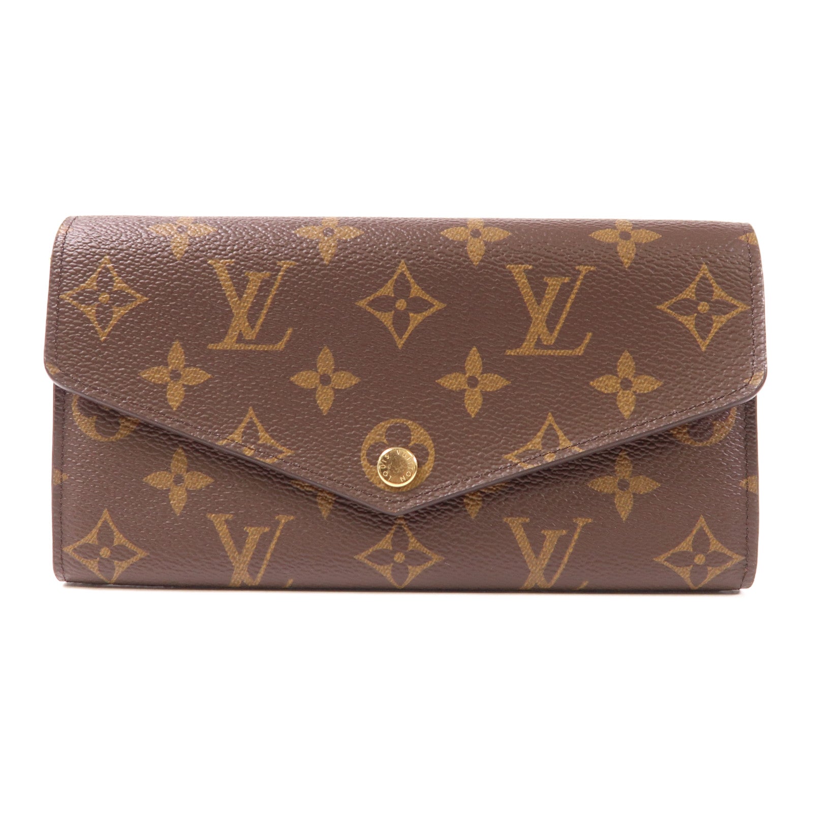 LOUIS VUITTON Monogram Sarah金扣長錢包