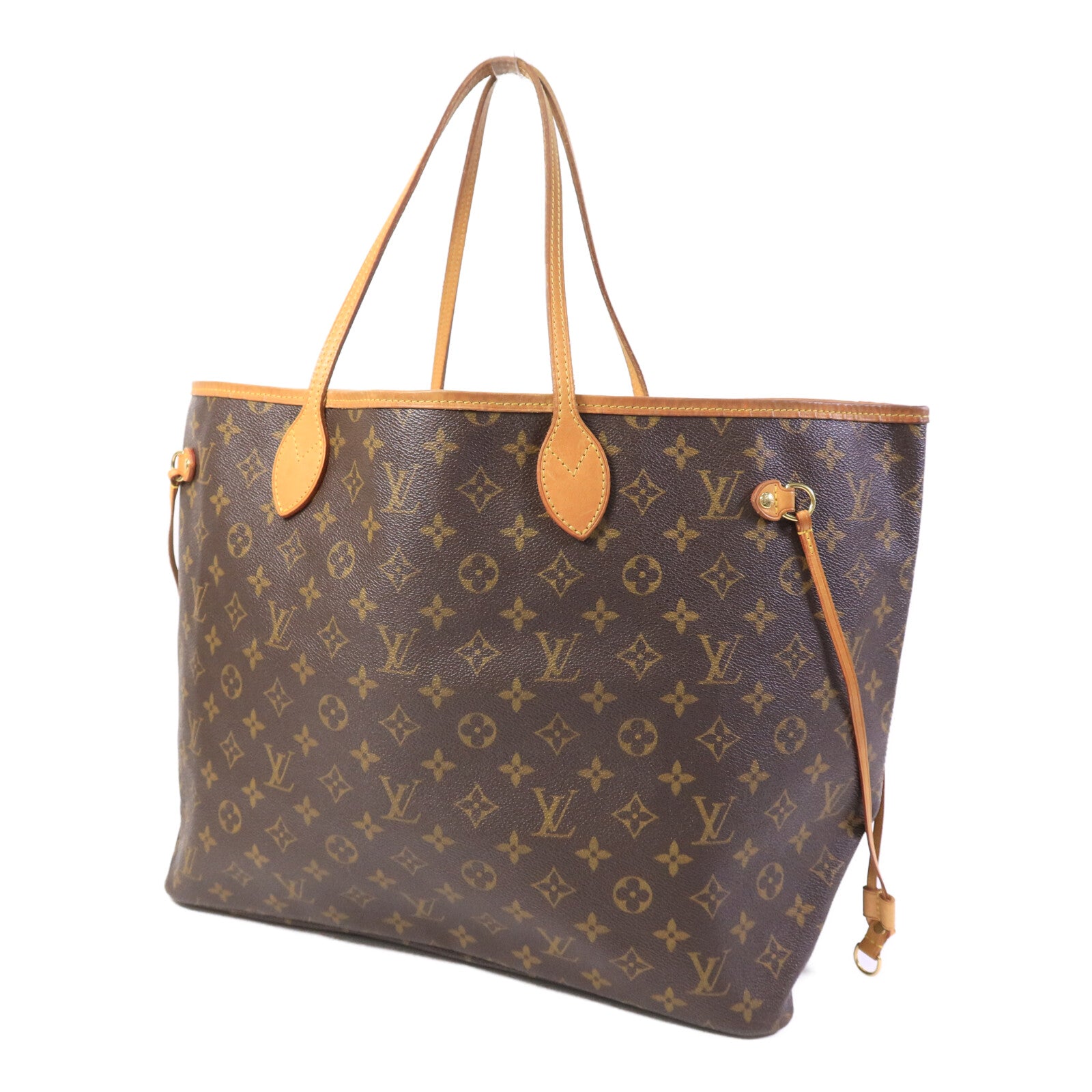 LOUIS VUITTON Monogram Neverfull GM Tote Bag金扣肩背袋
