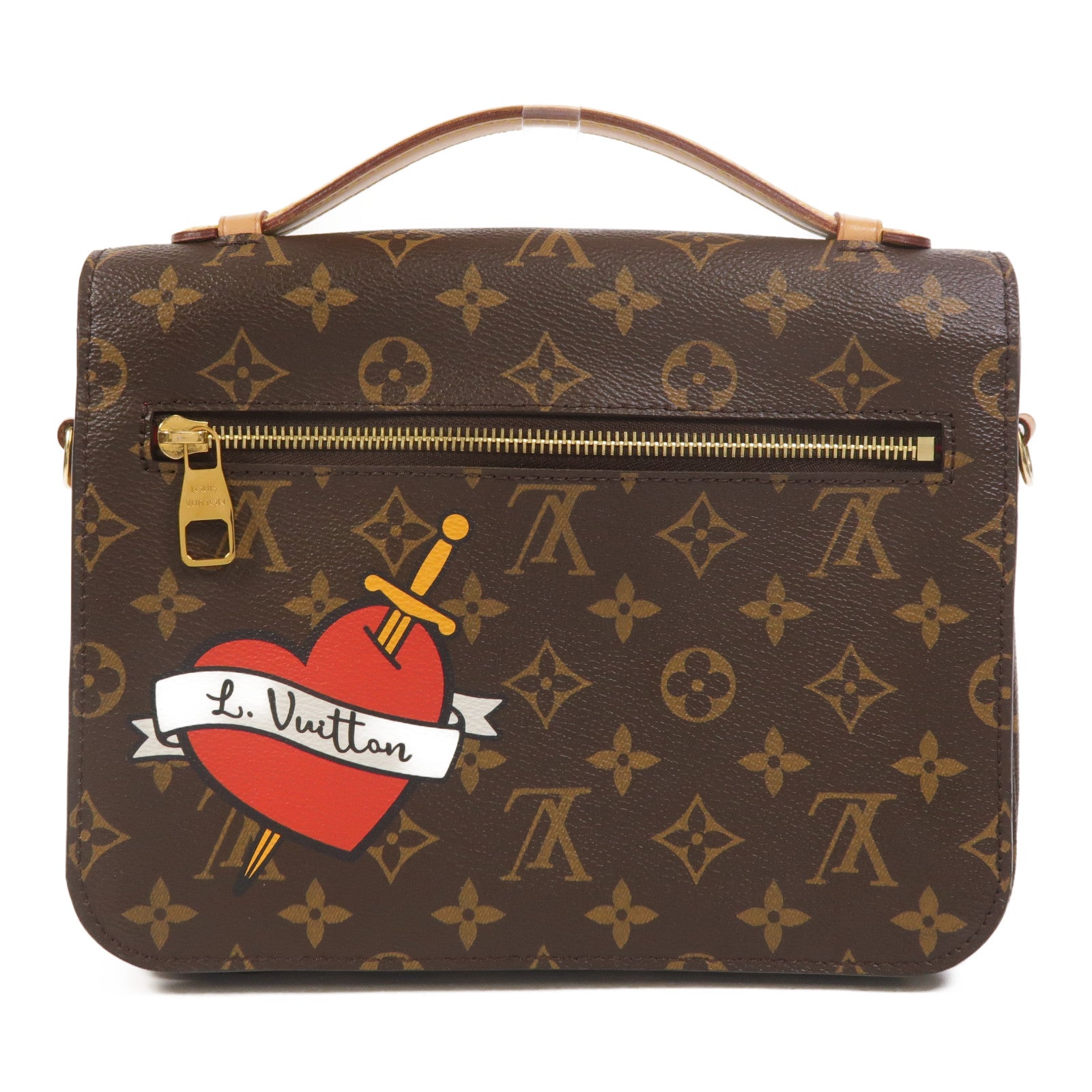 LOUIS VUITTON Monogram Patches Pochette Metis MM手挽肩背兩用袋
