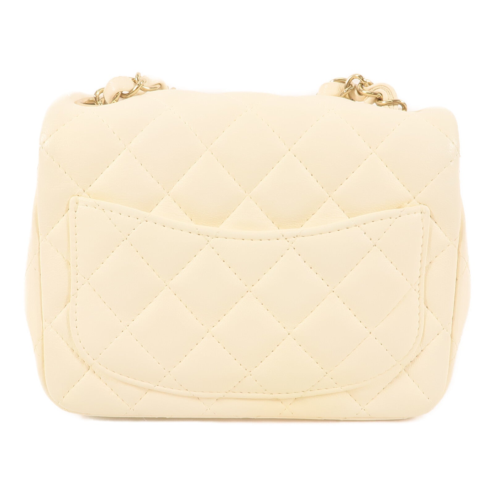 CHANEL 【激減優惠】羊皮皮革Mini Flap金扣鏈帶肩背袋