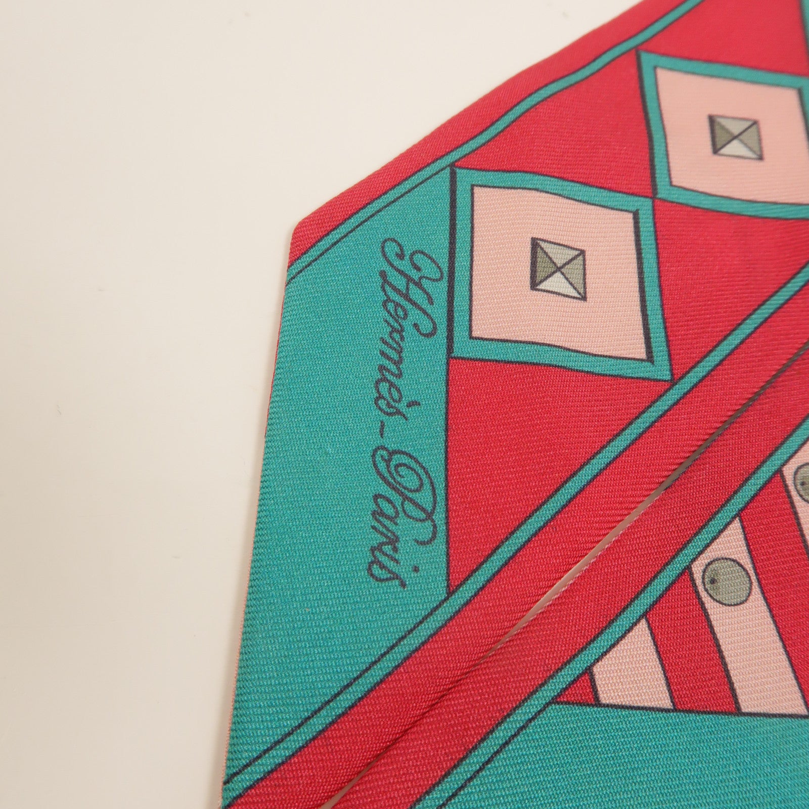 HERMES 絲質Twilly絲巾