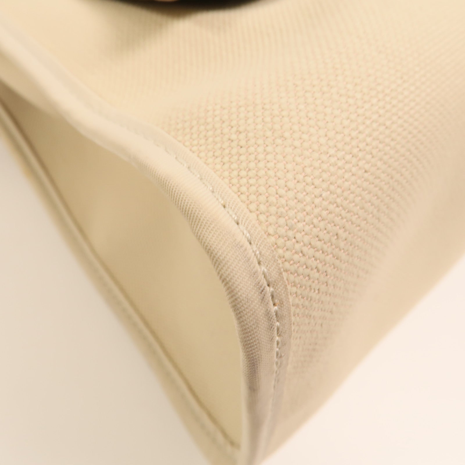 HERMES 帆布Herbag PM銀扣手挽肩背兩用袋Beton
