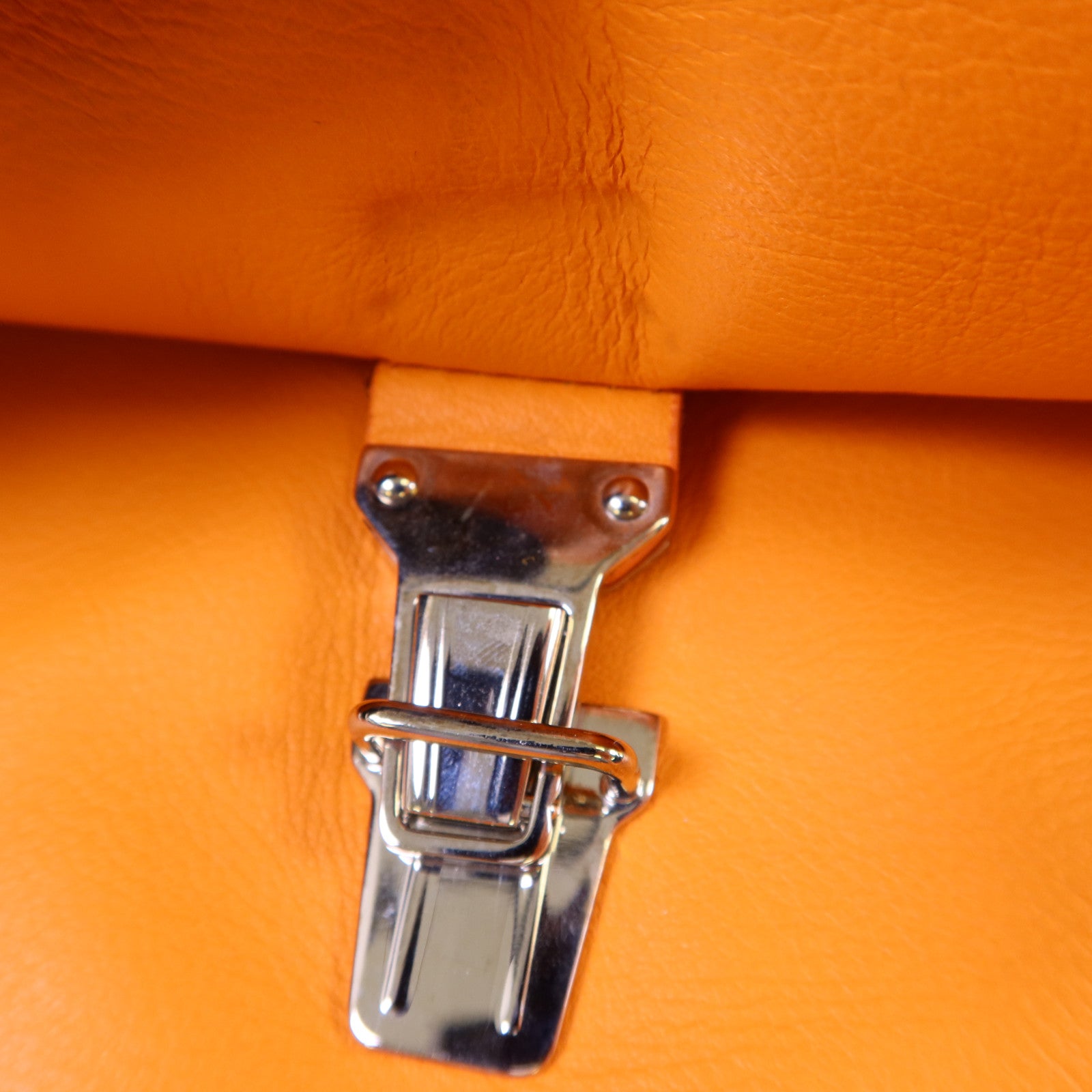 BALENCIAGA 牛皮皮革Clutch Bag銀扣手拿包