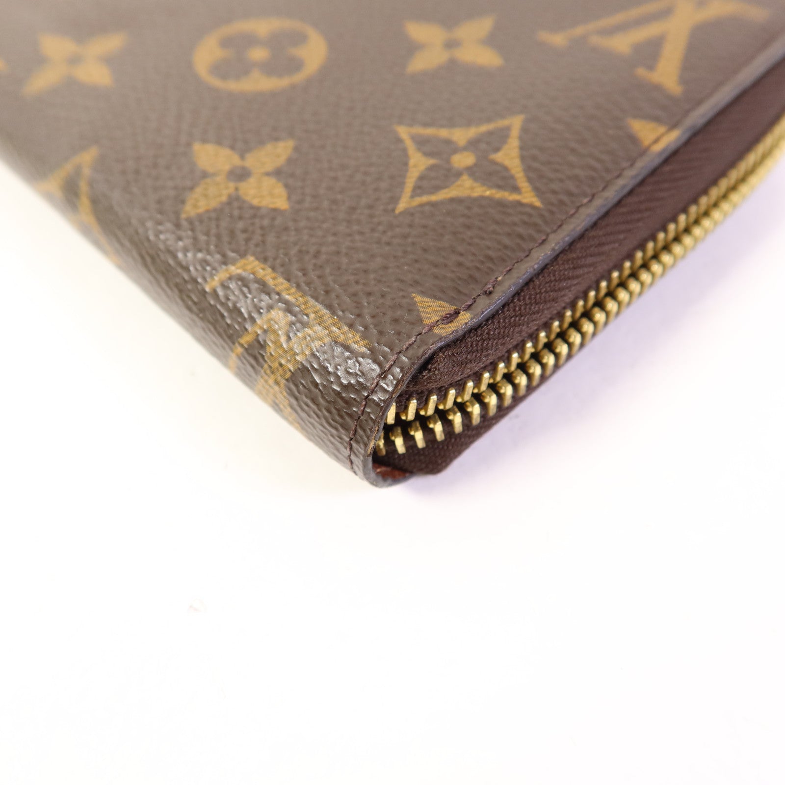 LOUIS VUITTON Monogram Zipper Long Wallet金扣長錢包