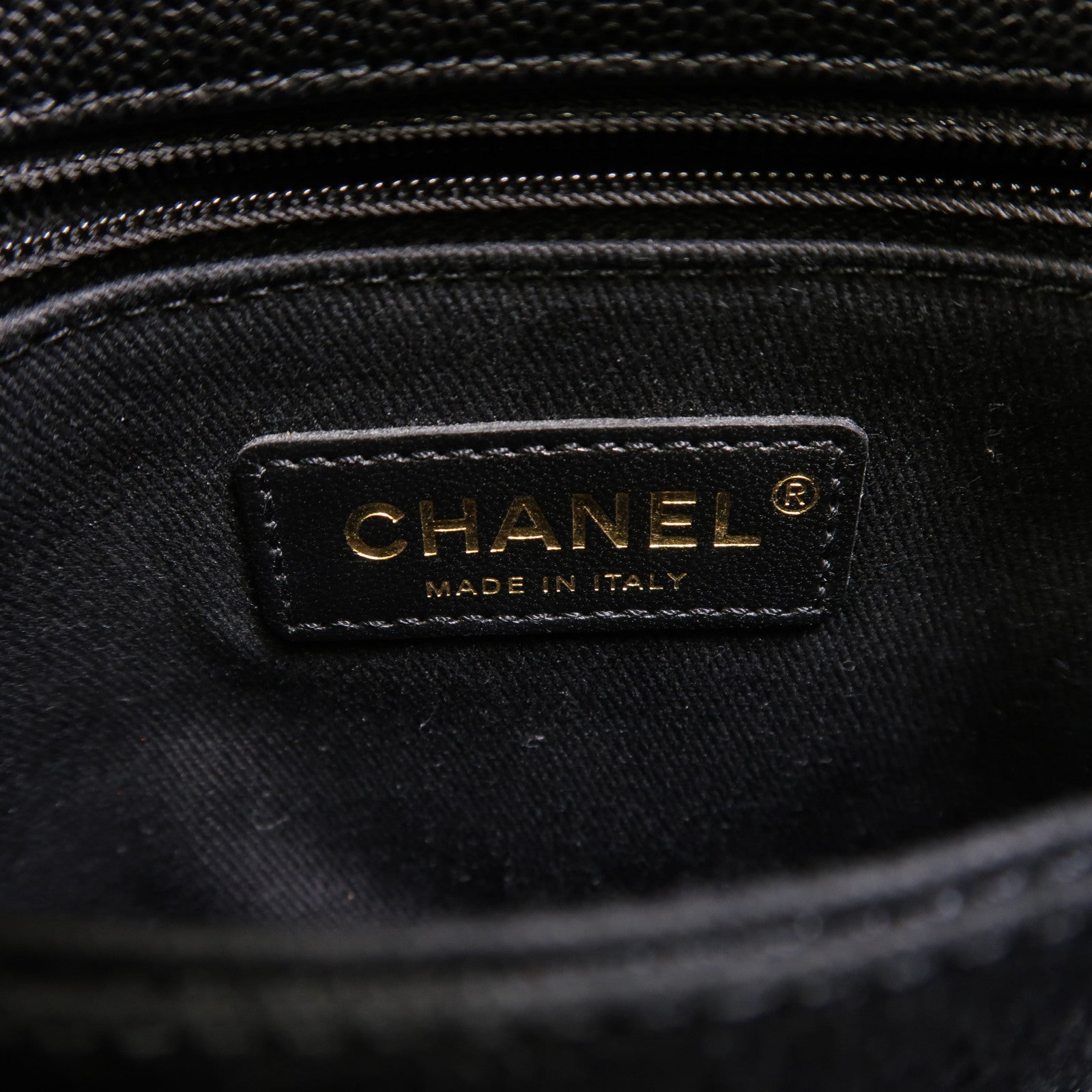 CHANEL 牛皮皮革/蜥蝪皮革Coco Handle Small金扣鏈帶手挽肩背兩用袋