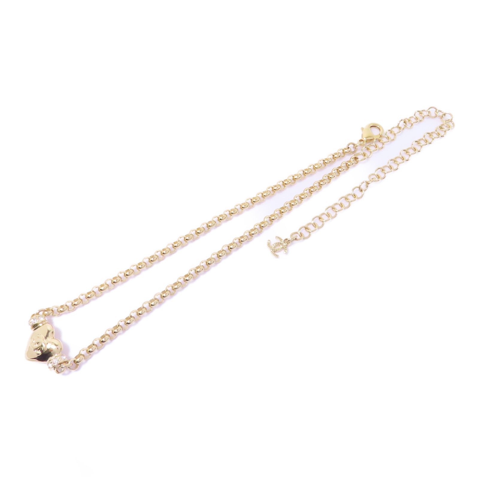CHANEL 金屬Necklace項鍊金色