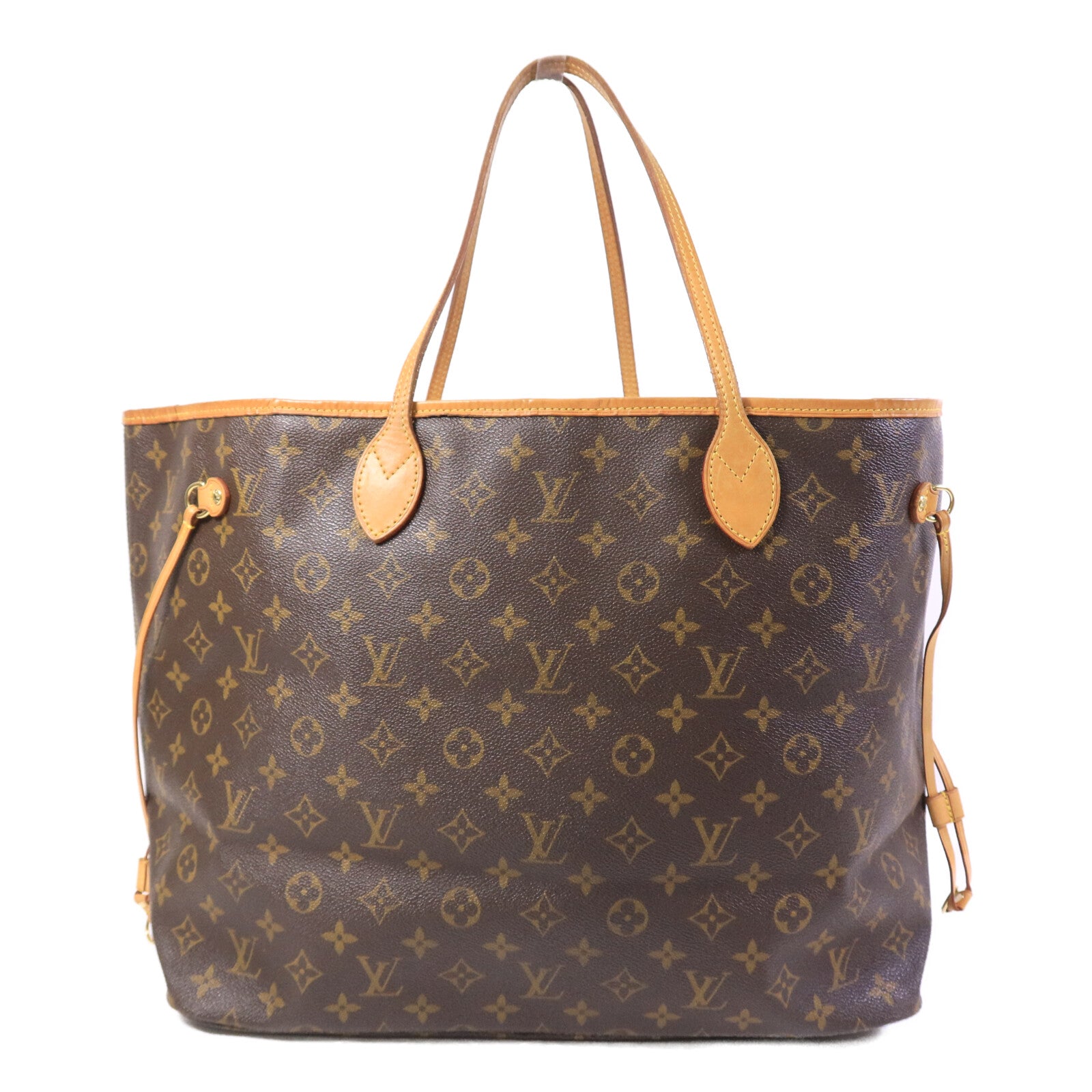 LOUIS VUITTON Monogram Neverfull GM Tote Bag金扣肩背袋