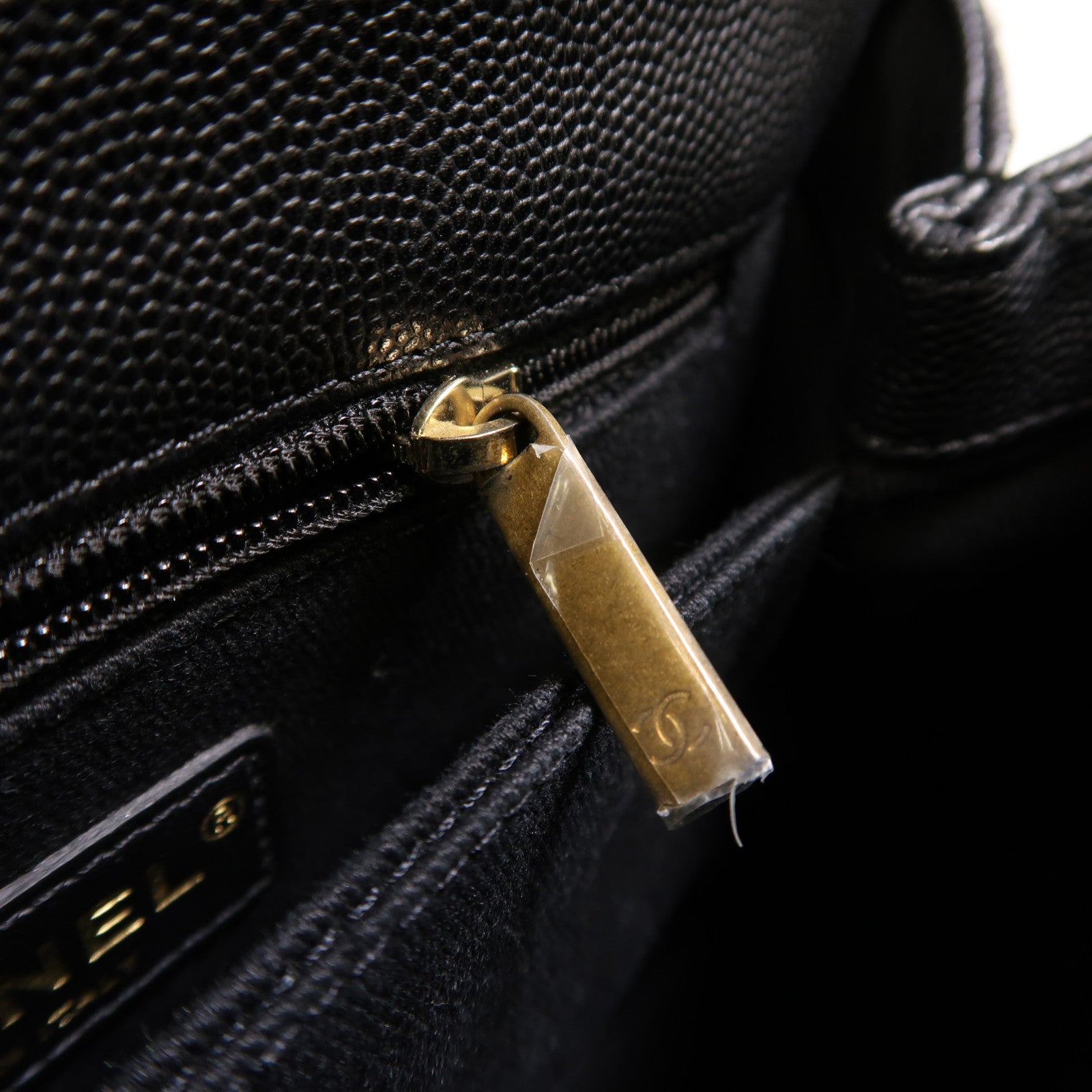CHANEL 牛皮皮革/蜥蝪皮革Coco Handle Small金扣鏈帶手挽肩背兩用袋
