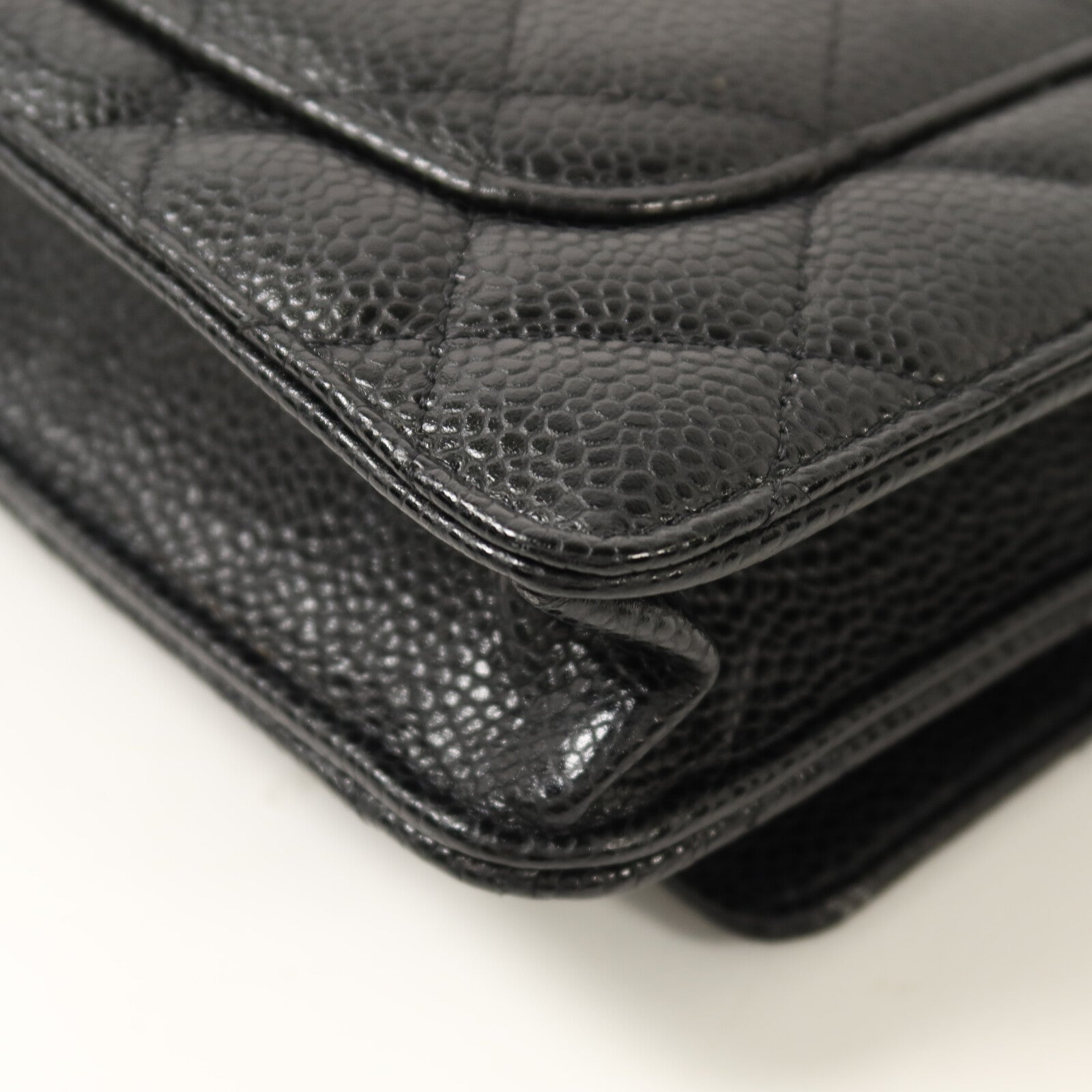 CHANEL 牛皮皮革WOC Wallet On Chain鏈帶肩背袋