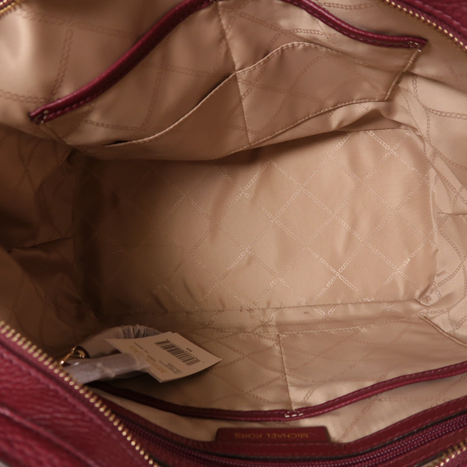 Michael Kors 牛皮皮革Tote Bag金扣肩背袋