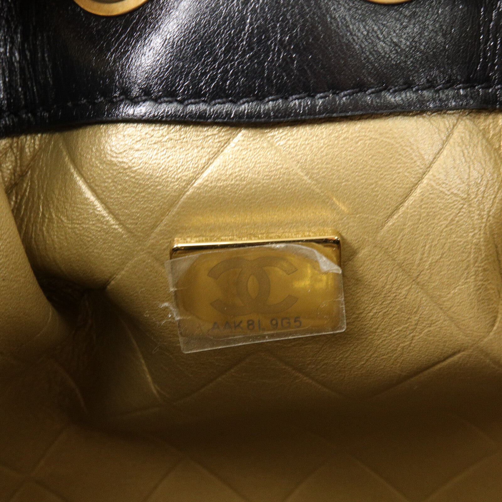 CHANEL 牛皮皮革Drawstring Bucket Bag鏈帶肩背袋