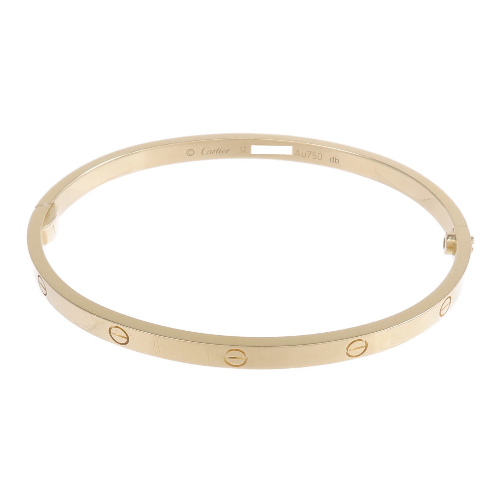 CARTIER 18K黃金Love Bracelet手鐲