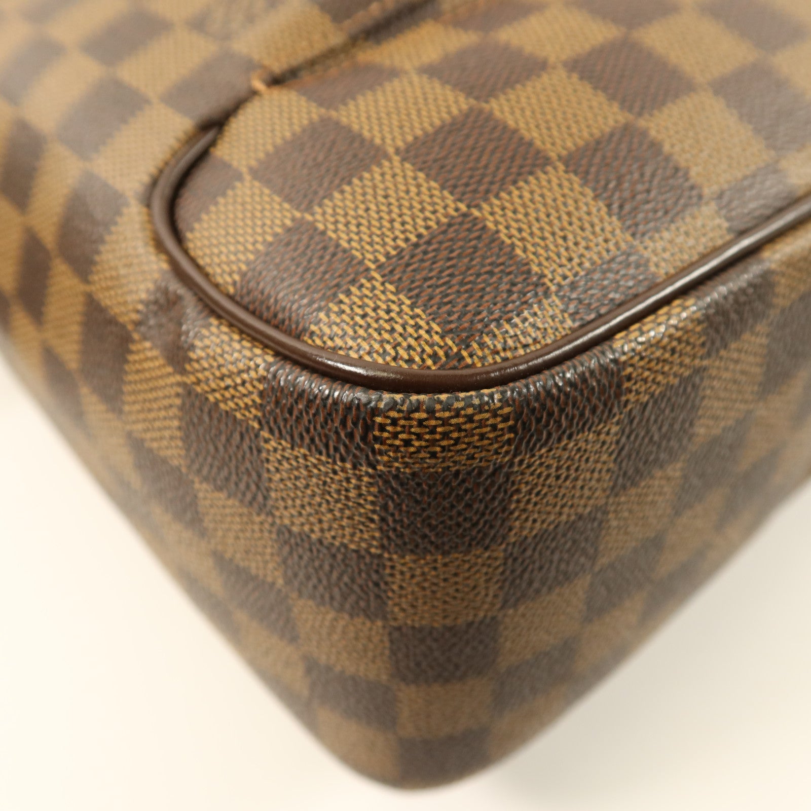 LOUIS VUITTON Damier Olaf MM金扣肩背袋