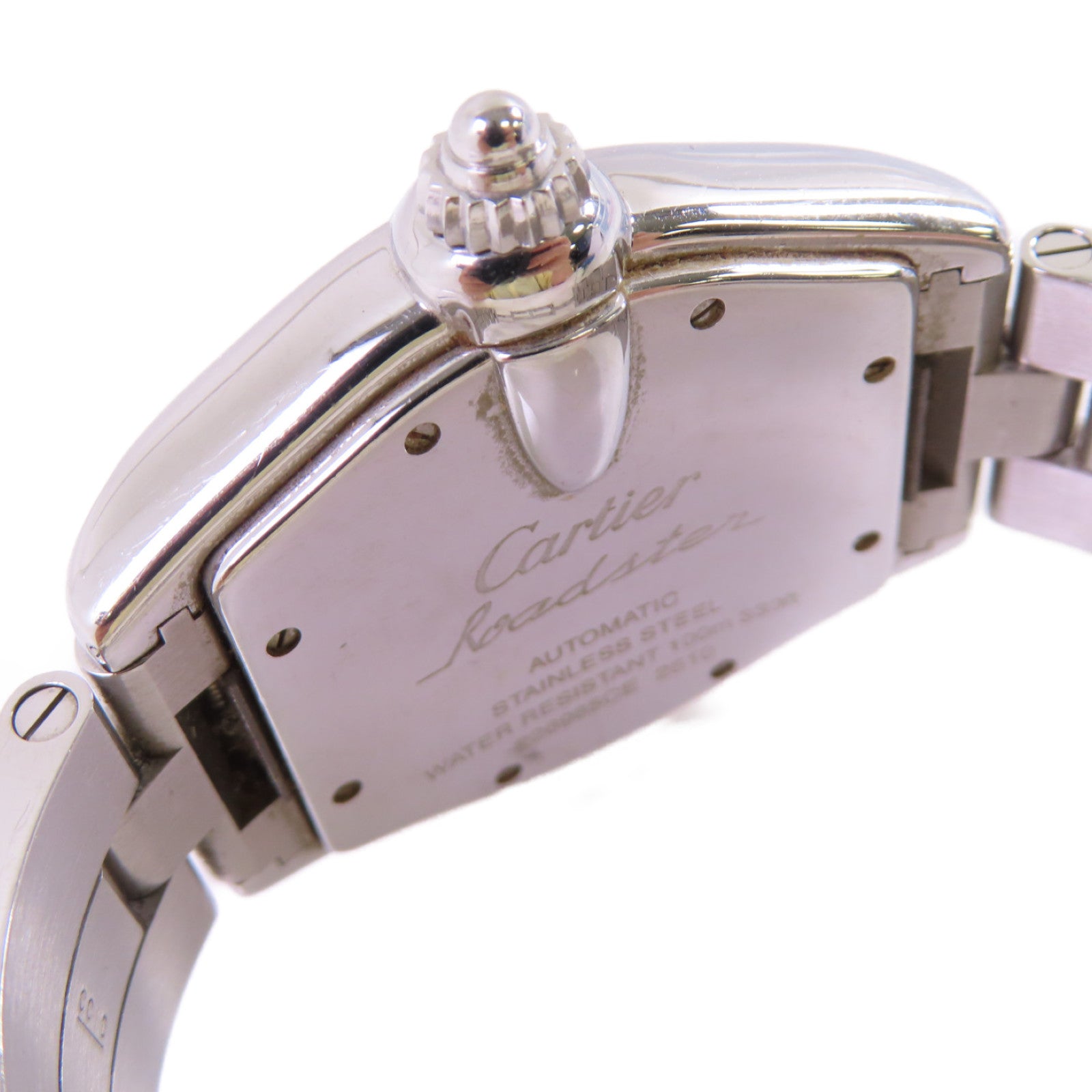 CARTIER Roadstar不鏽鋼自動機芯手錶貝殼色