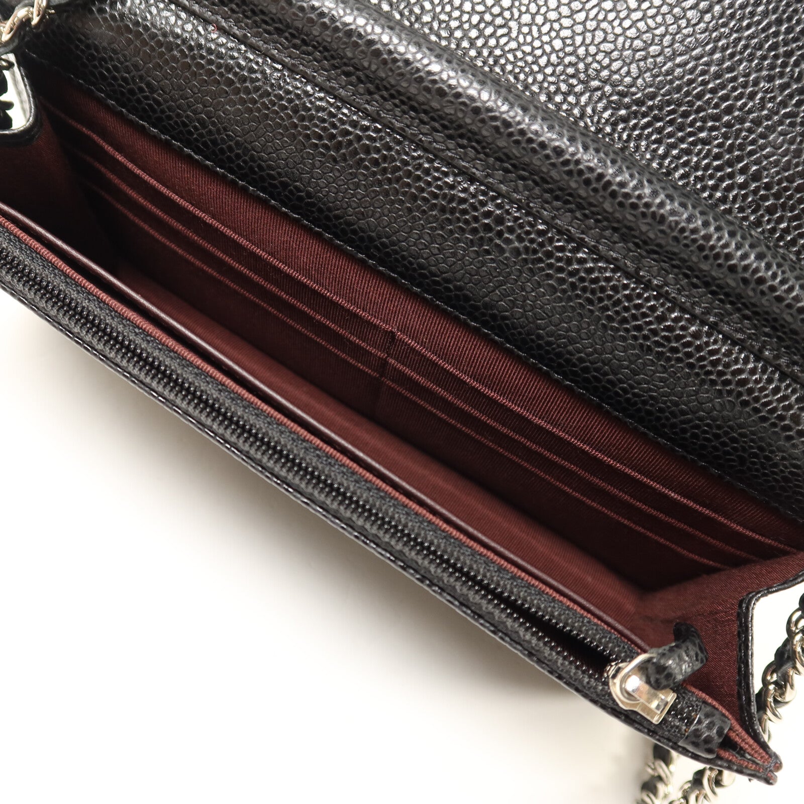 CHANEL 牛皮皮革WOC Wallet On Chain鏈帶肩背袋
