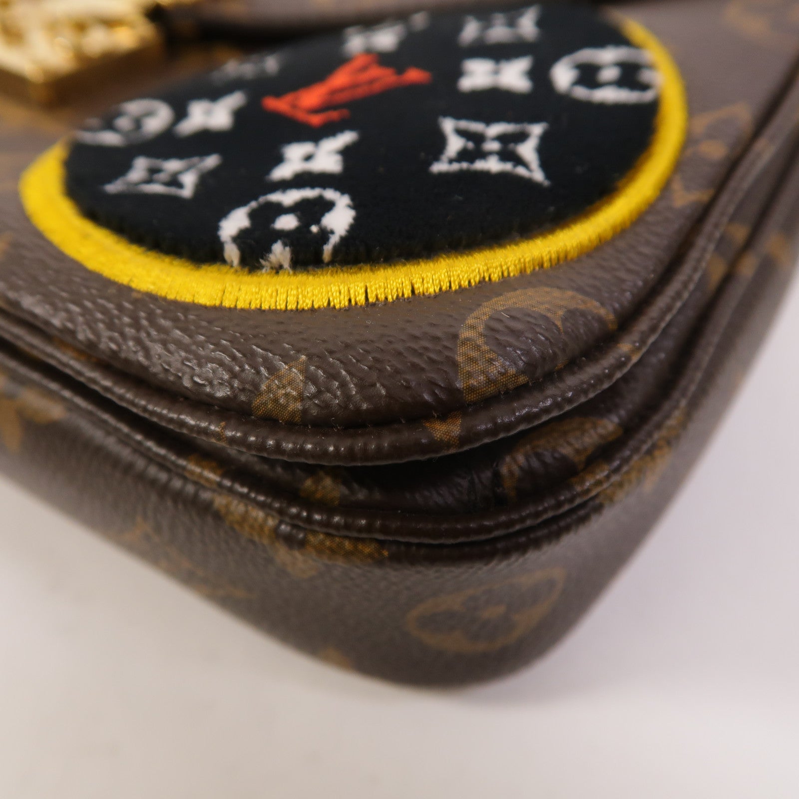 LOUIS VUITTON Monogram Patches Pochette Metis MM手挽肩背兩用袋
