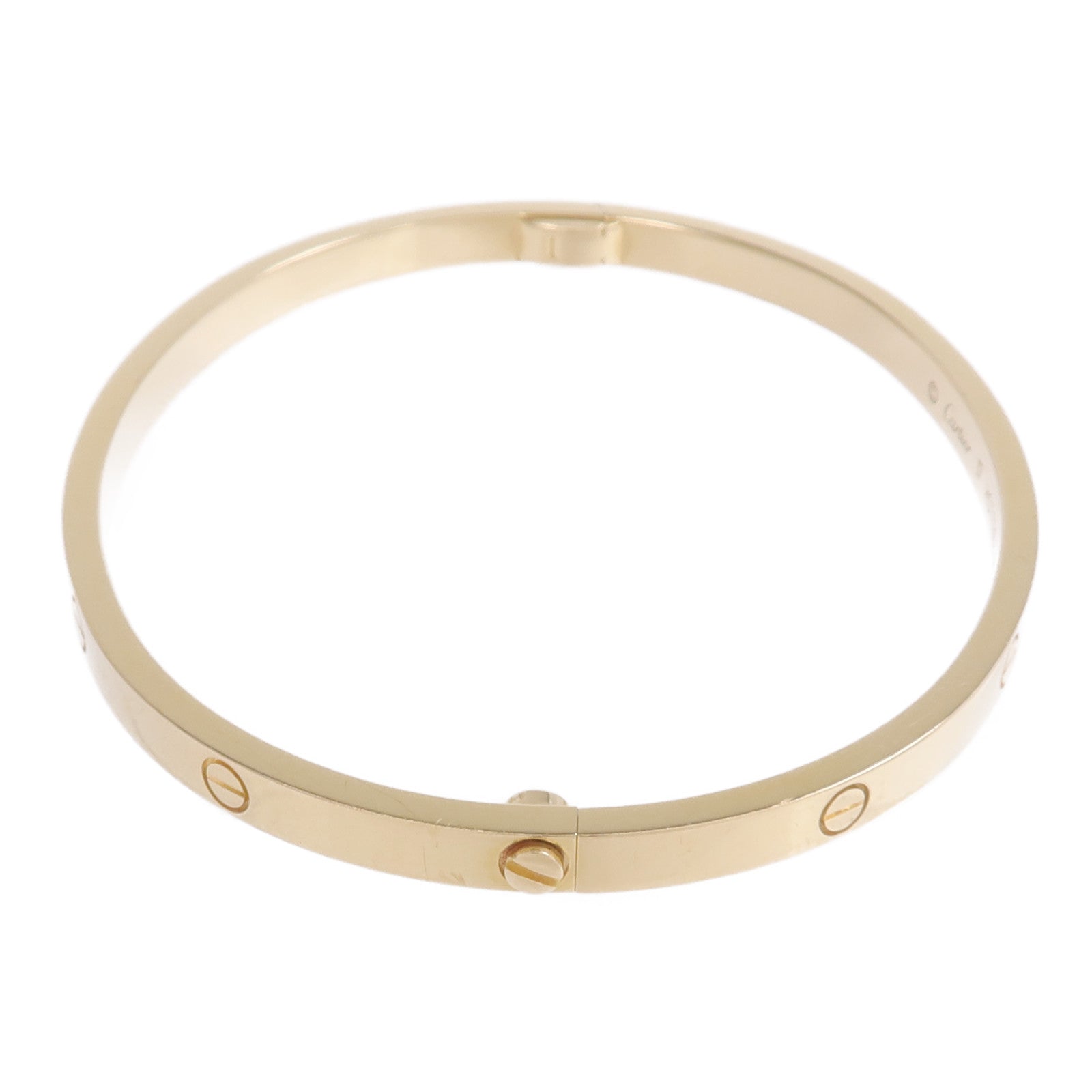 CARTIER 18K黃金Love Bracelet手鐲
