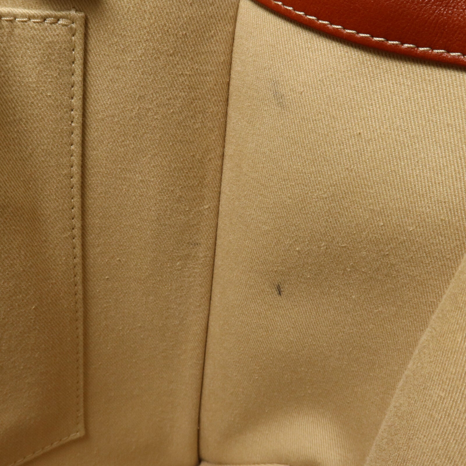 Chloe 牛皮皮革/帆布Woody Tote Medium手挽袋
