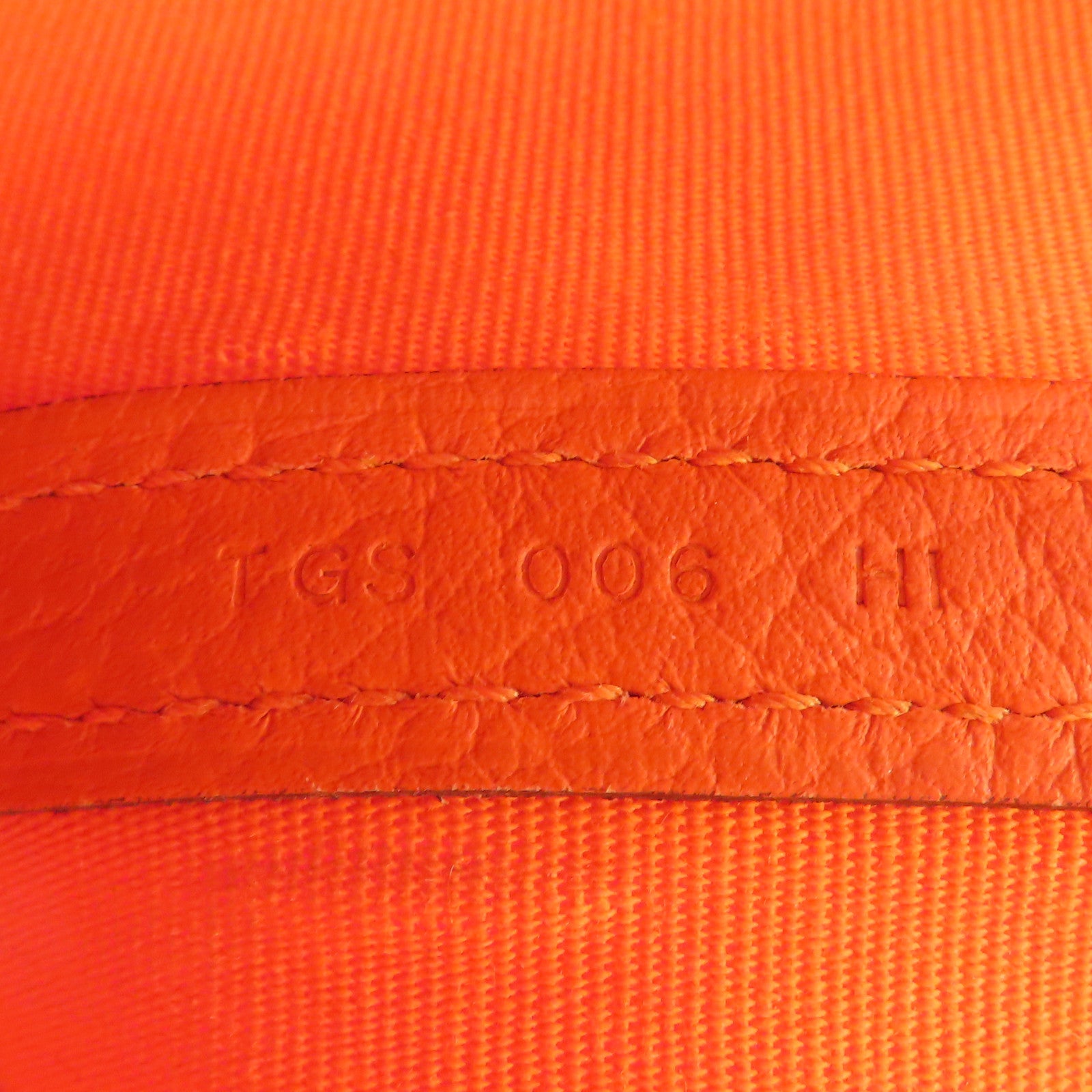 HERMES 帆布Garden Party PM銀扣手挽袋