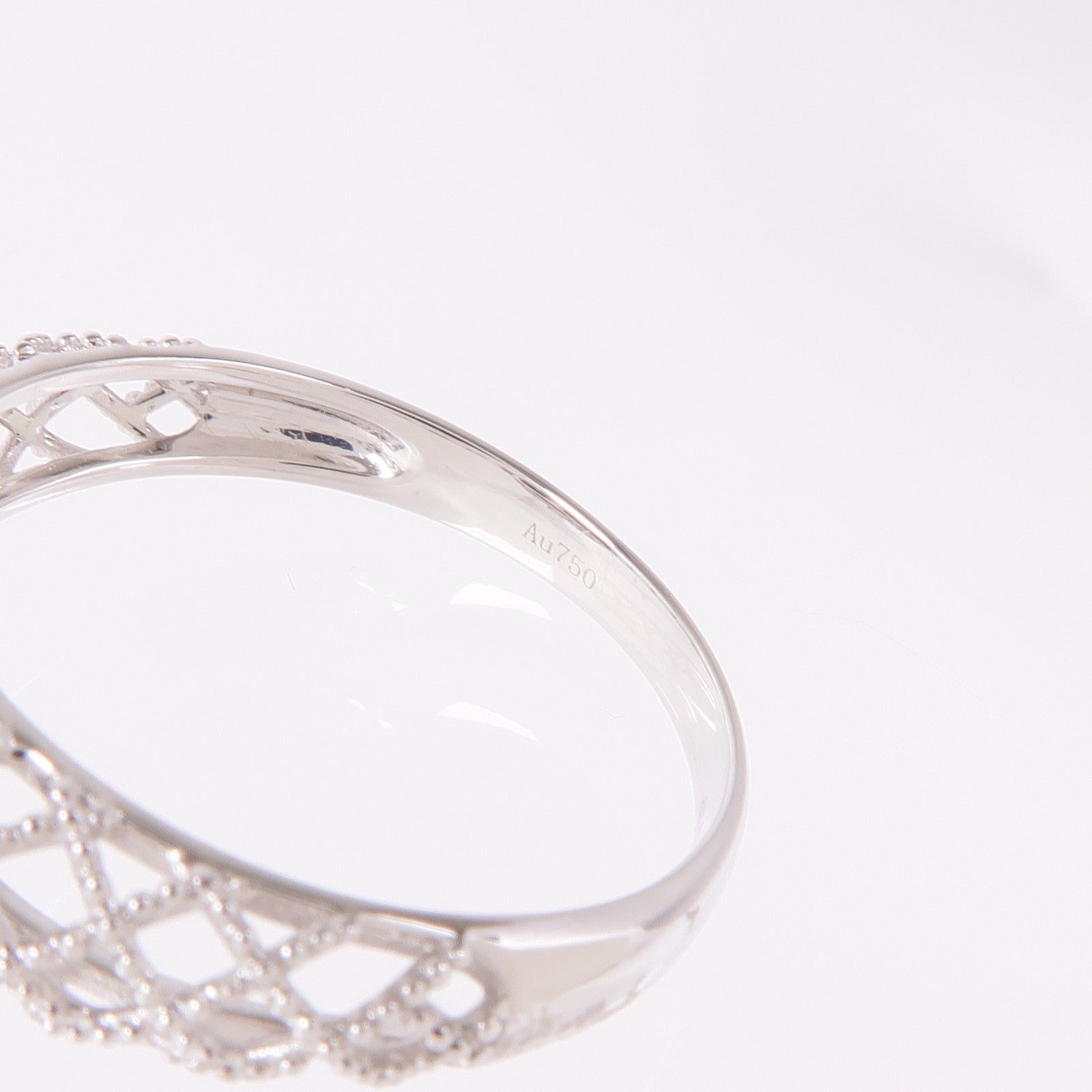 JEWELRY 18K白金Pearl/Diamond Ring珍珠/鑽石戒指US#6.25