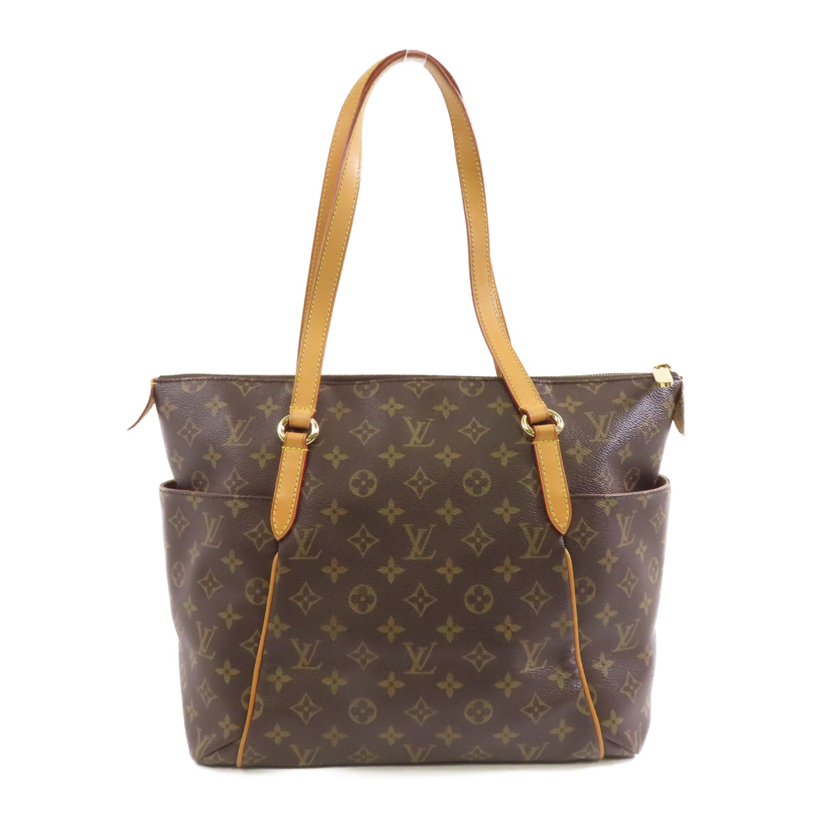 LOUIS VUITTON Monogram Totally PM金扣肩背袋啡色