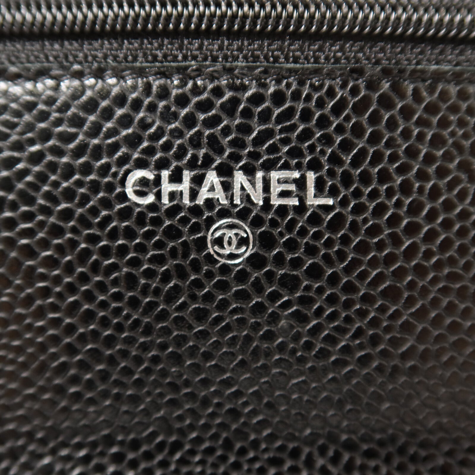CHANEL 牛皮皮革WOC Wallet On Chain鏈帶肩背袋