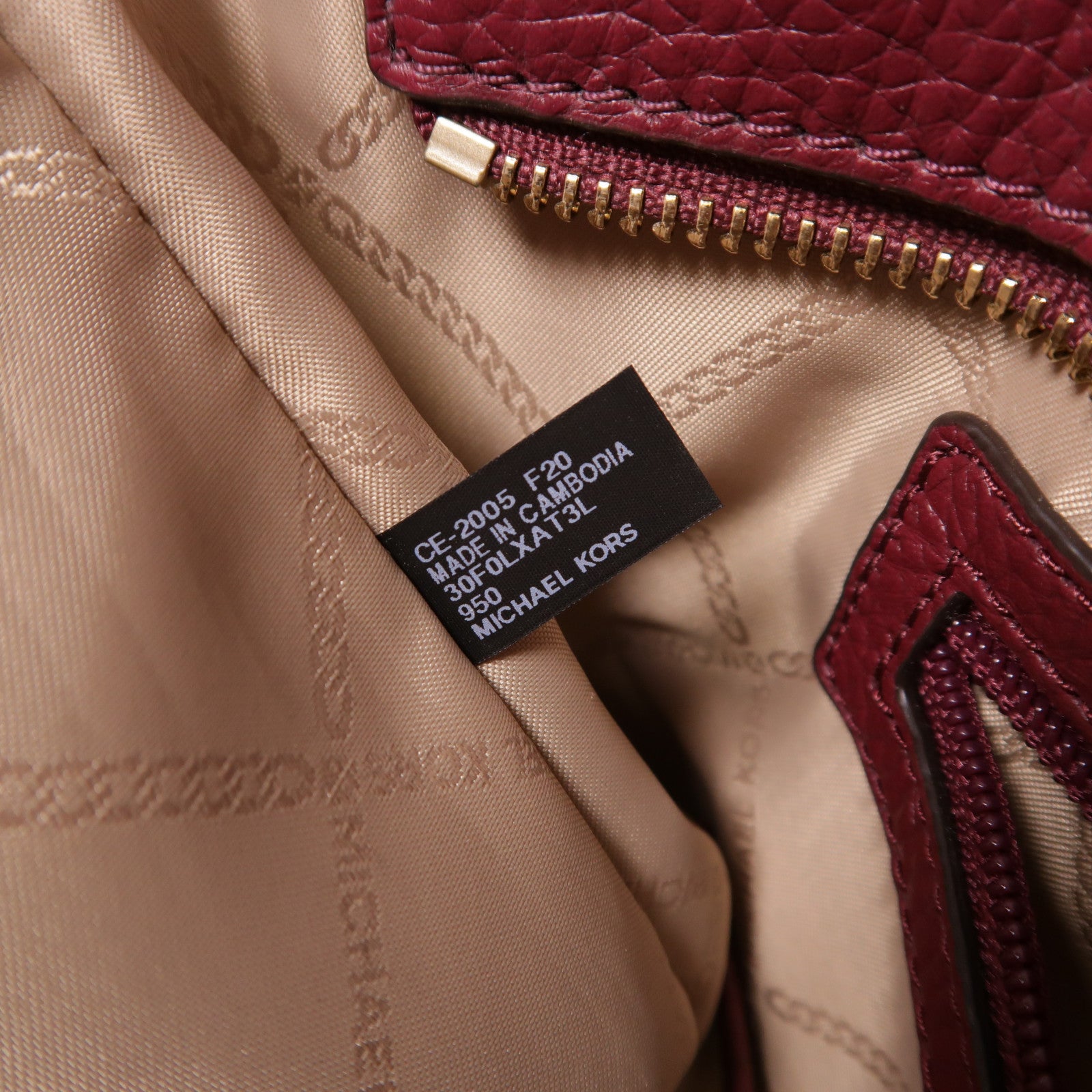 Michael Kors 牛皮皮革Tote Bag金扣肩背袋