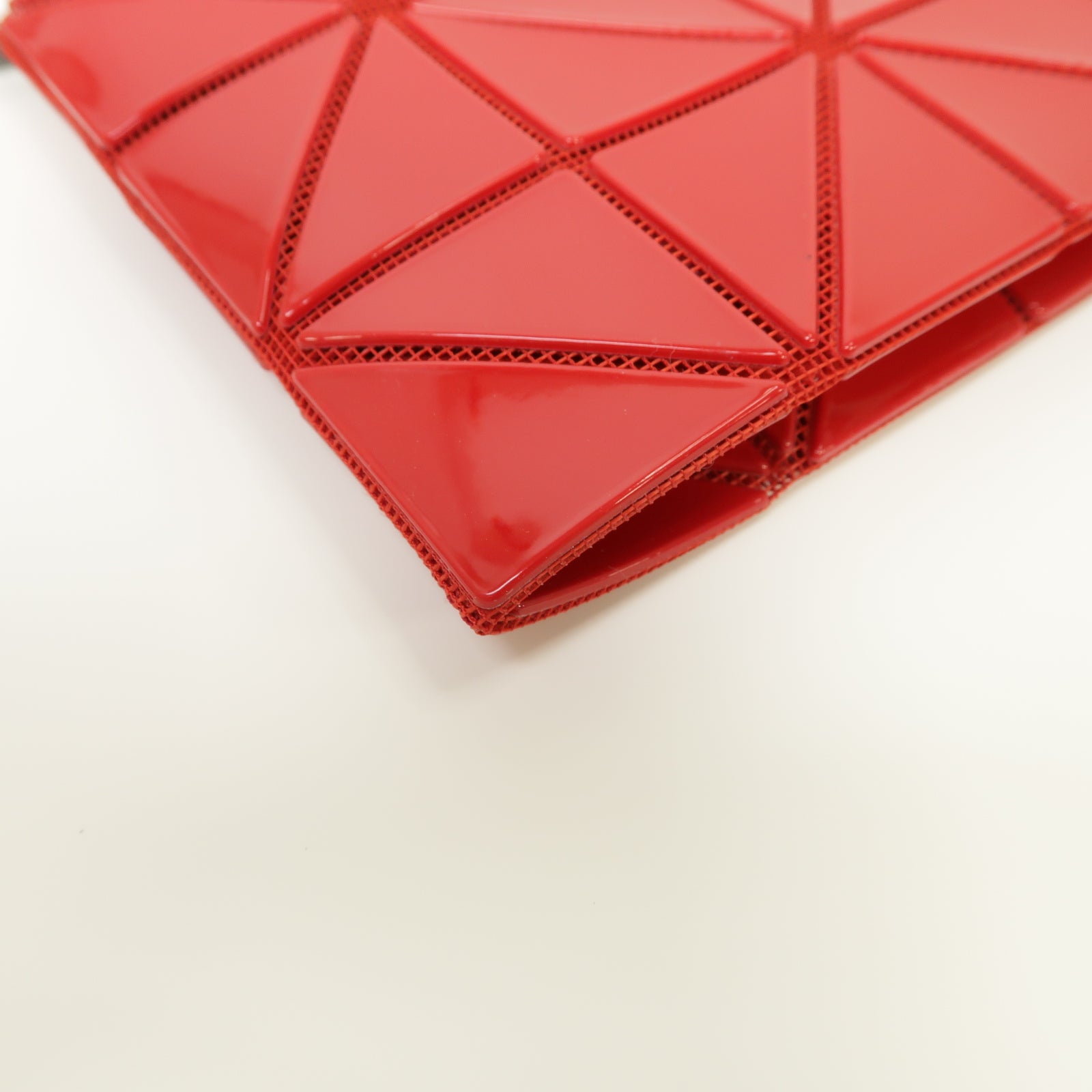 ISSEY MIYAKE PVC Bao Bao Clutch Bag手拿包紅色