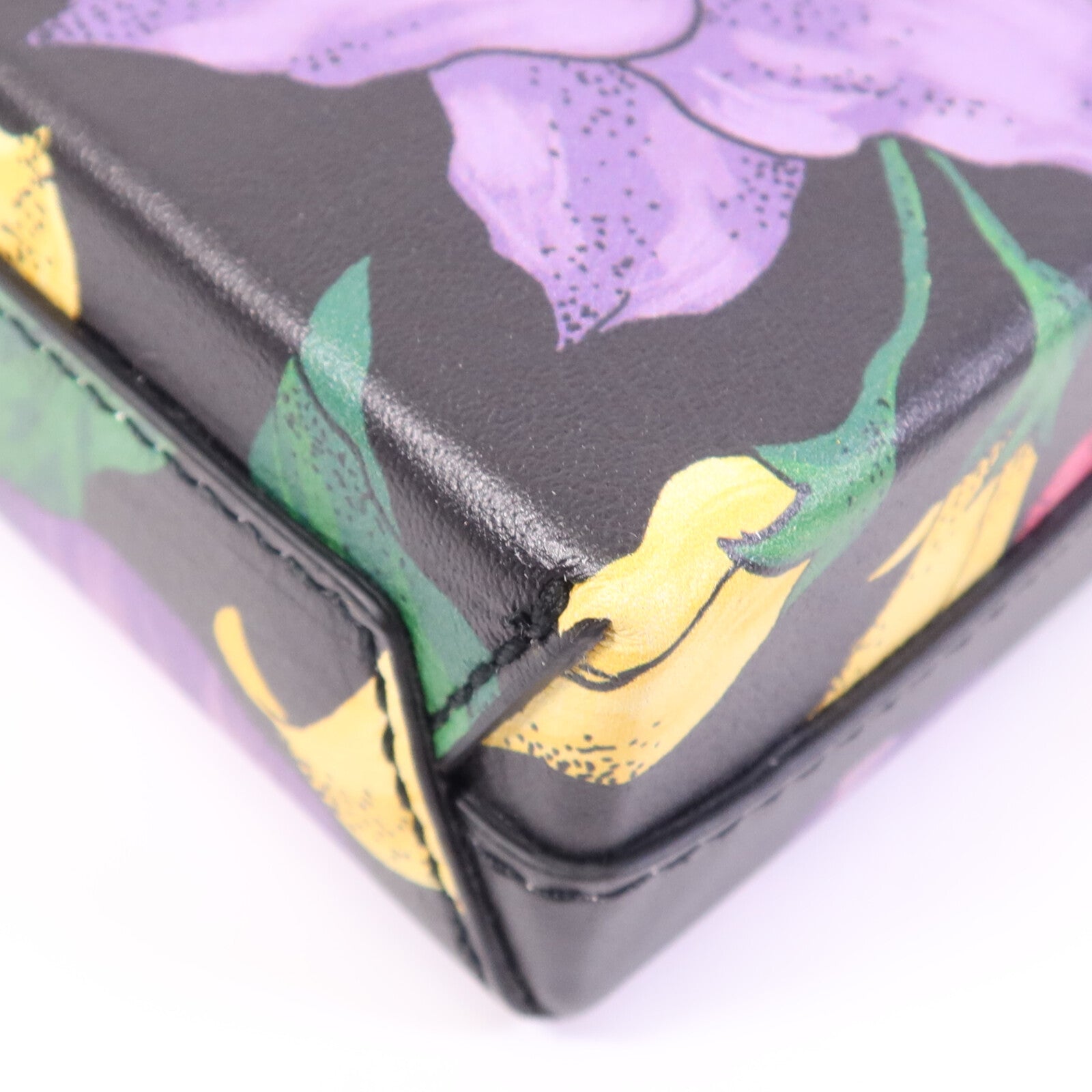 BALENCIAGA 牛皮皮革Mini Shopping Phone Holder銀扣肩背袋