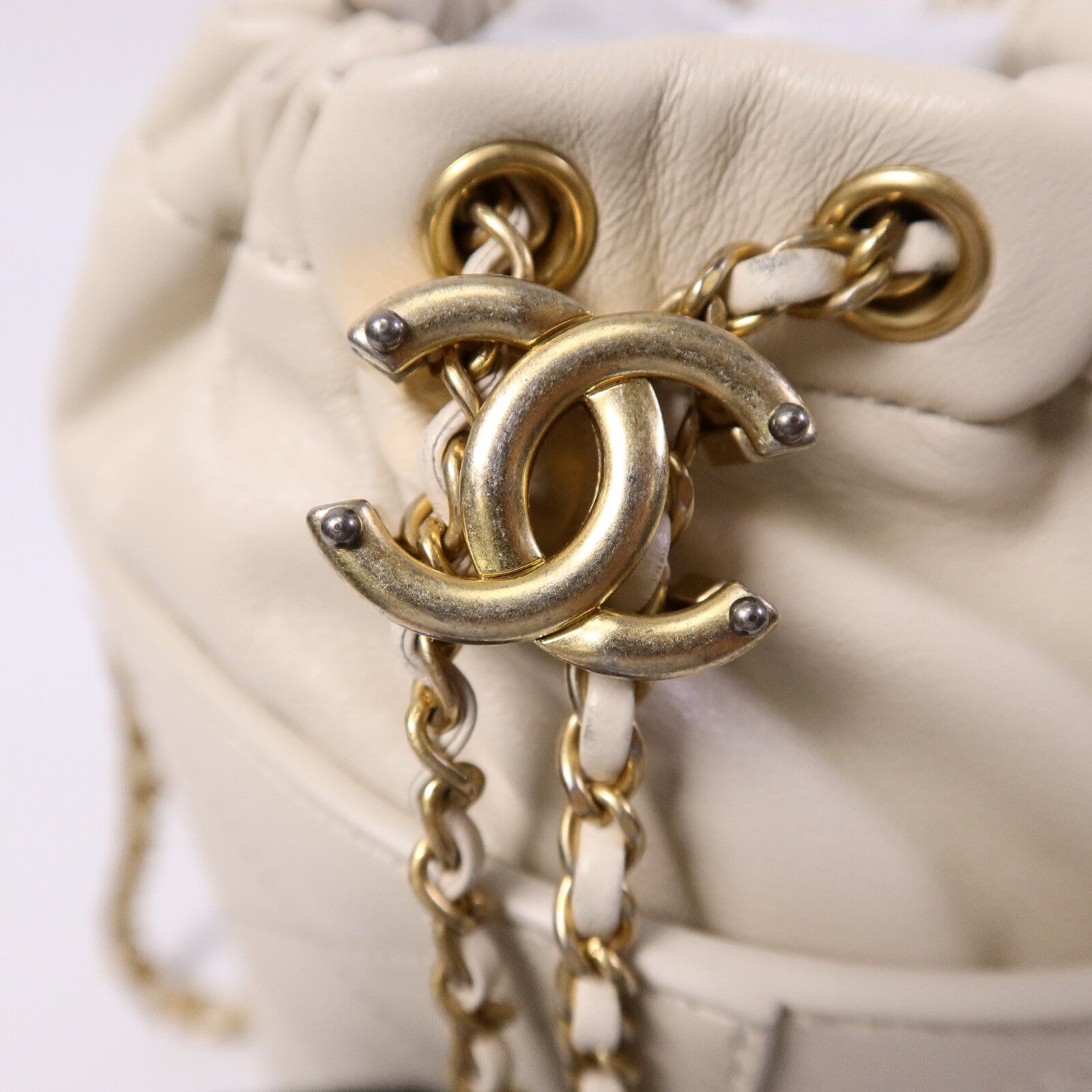 CHANEL 羊皮皮革Bucket Bag肩背袋
