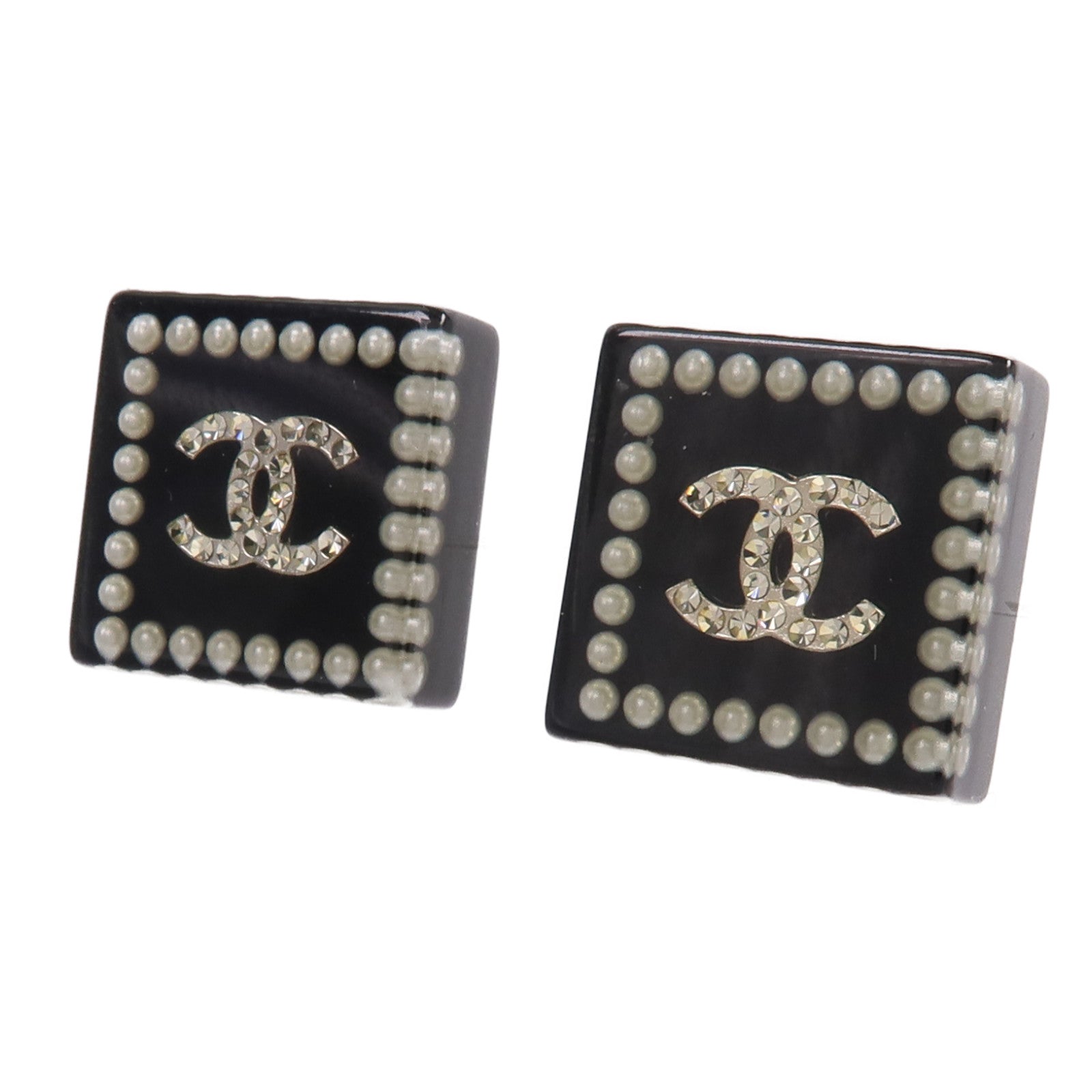 CHANEL 樹脂/金屬Earrings耳環