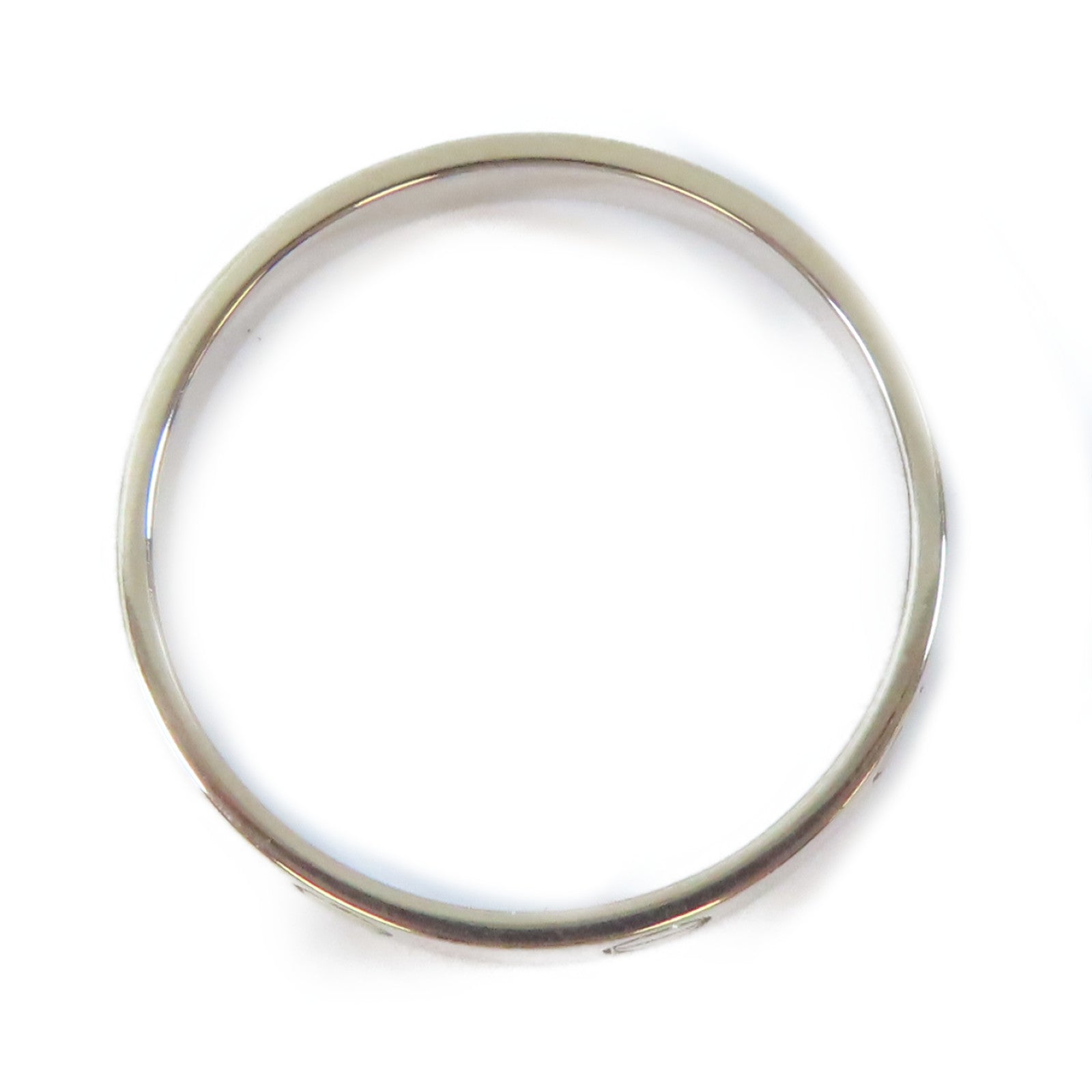 CARTIER 18K白金Mini Love Ring戒指Cartier#59/US#8.75