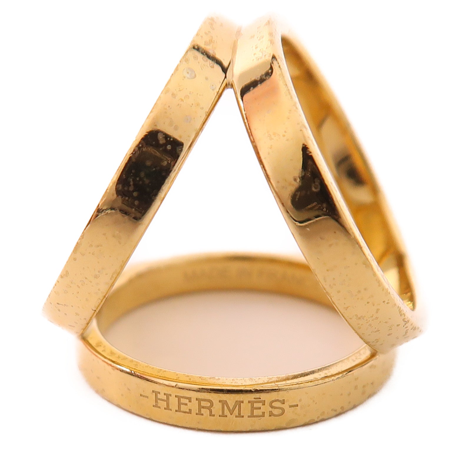 HERMES 【激減優惠】金屬Scarf Ring絲巾扣