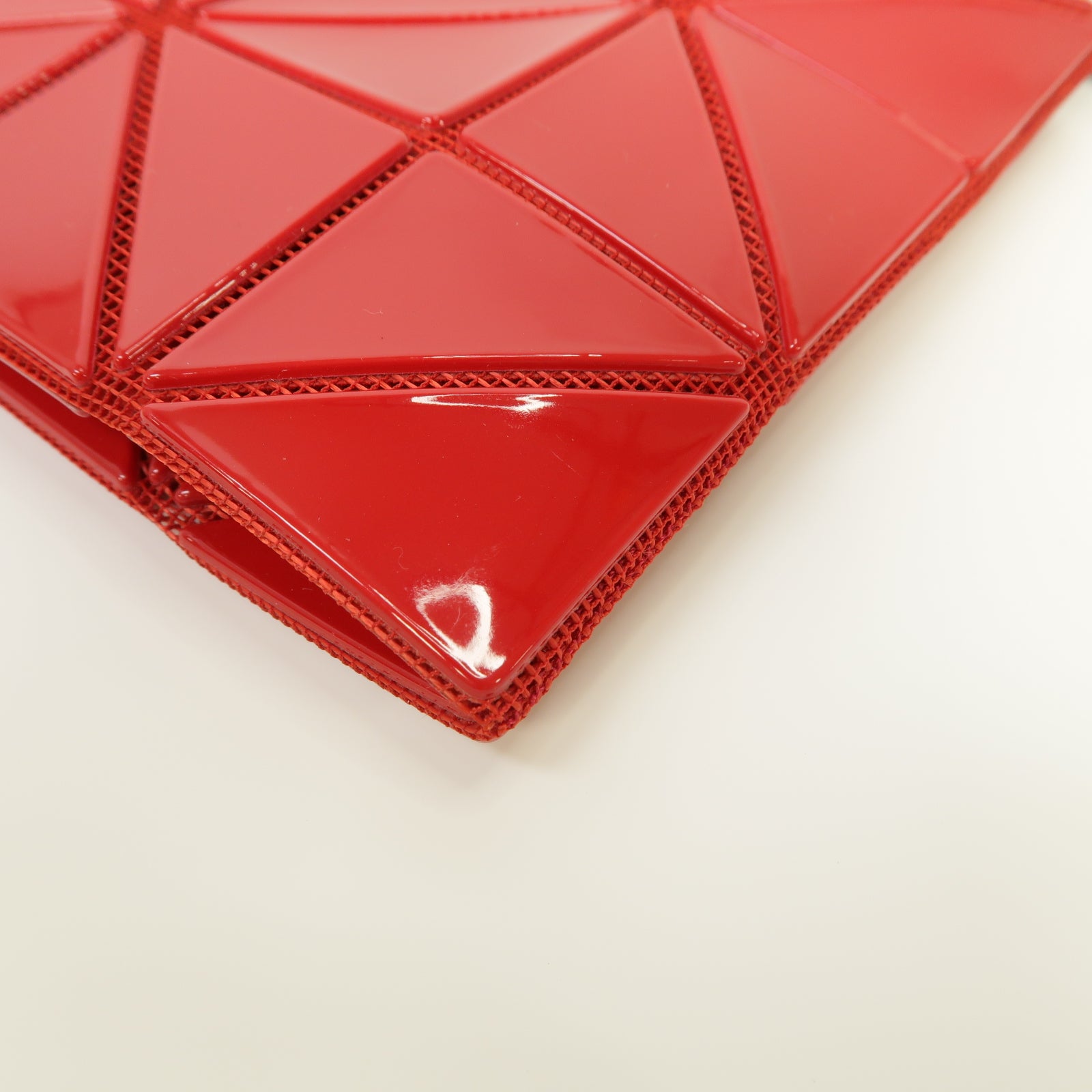 ISSEY MIYAKE PVC Bao Bao Clutch Bag手拿包紅色