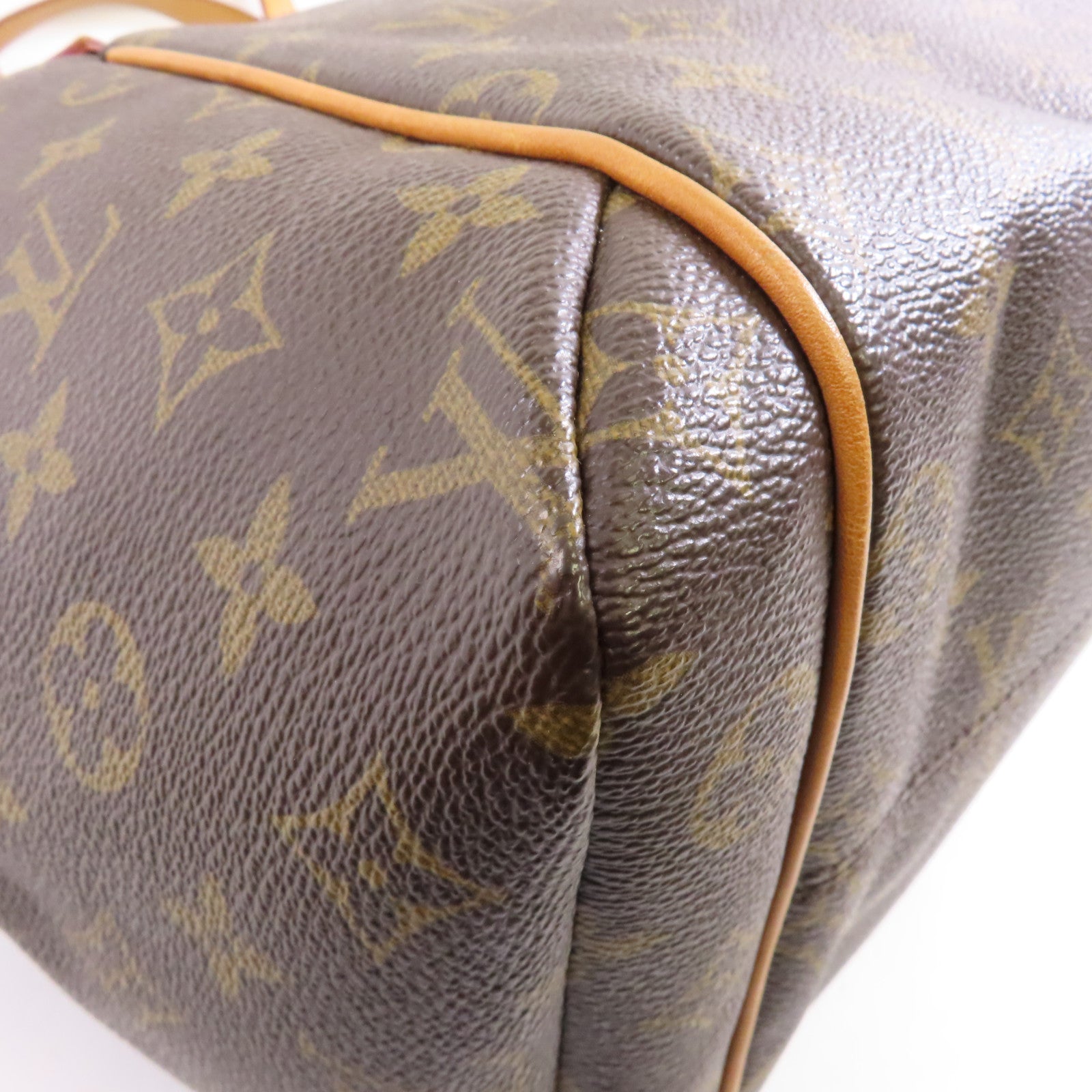 LOUIS VUITTON Monogram Totally PM金扣肩背袋啡色