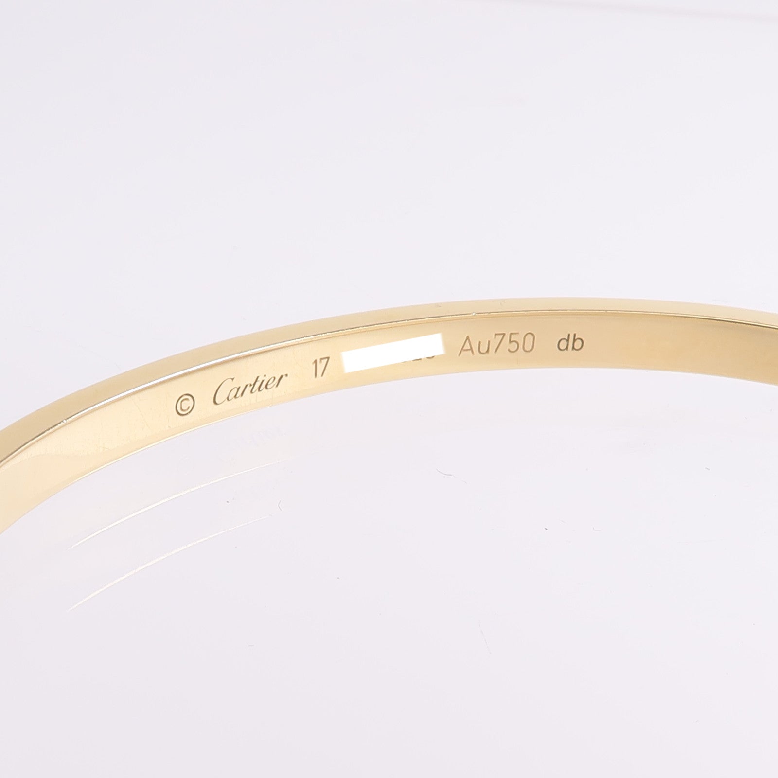 CARTIER 18K黃金Love Bracelet手鐲