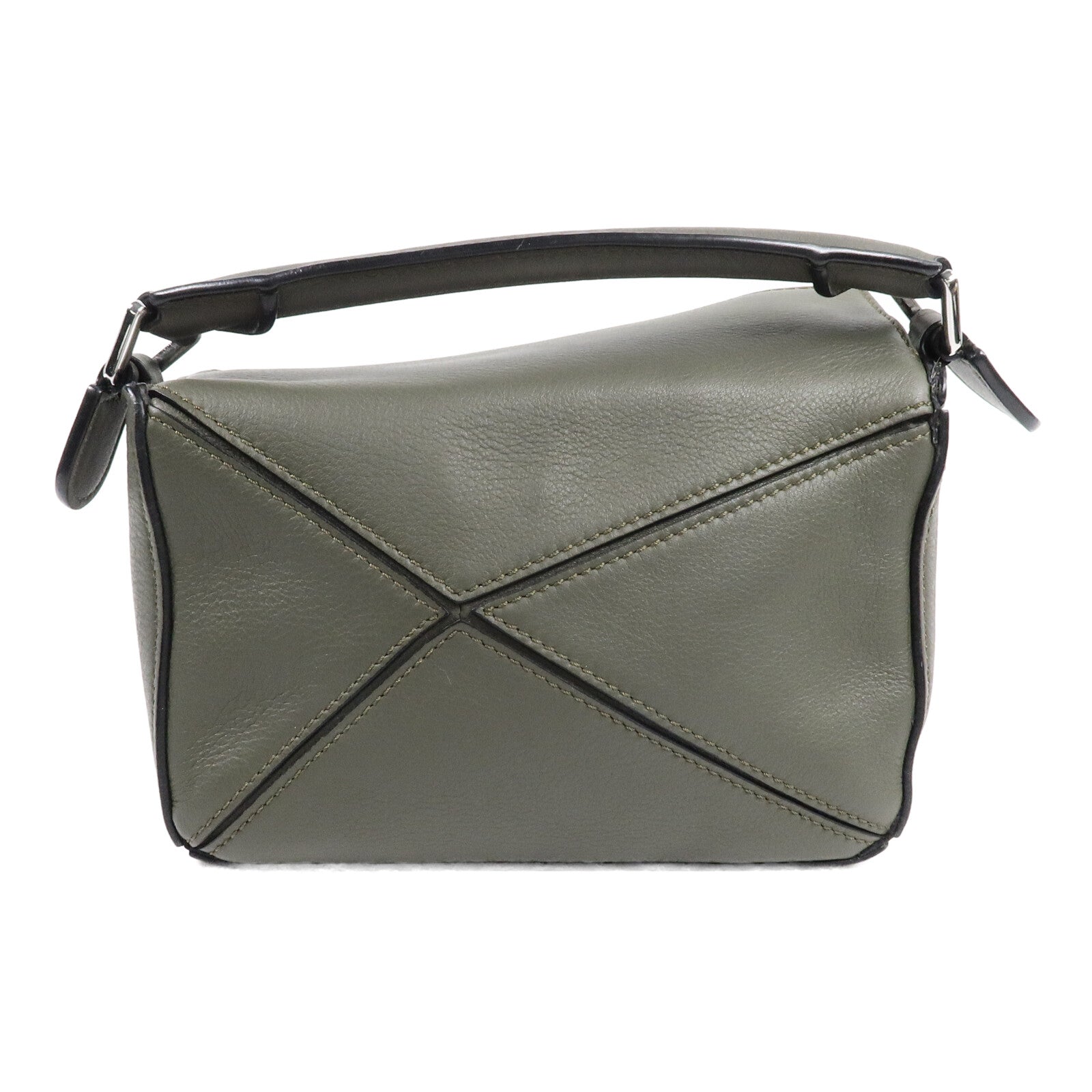 LOEWE 牛皮皮革Puzzle Edge Minie手挽肩背兩用袋