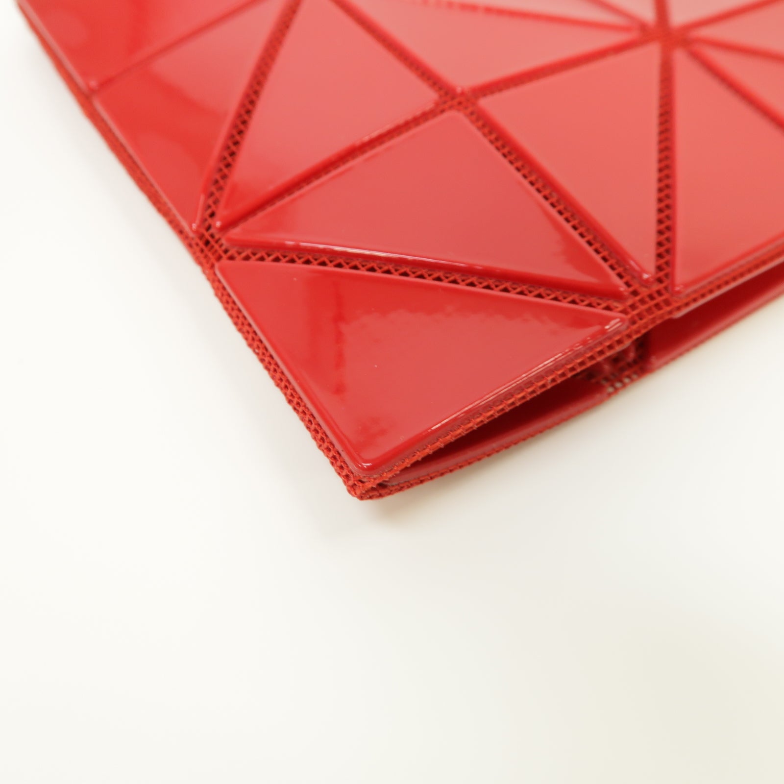 ISSEY MIYAKE PVC Bao Bao Clutch Bag手拿包紅色