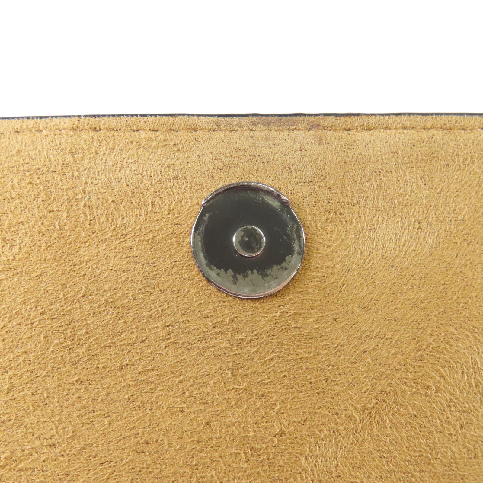 COACH 塗層帆布Shoulder Bag銀扣鏈帶肩背袋
