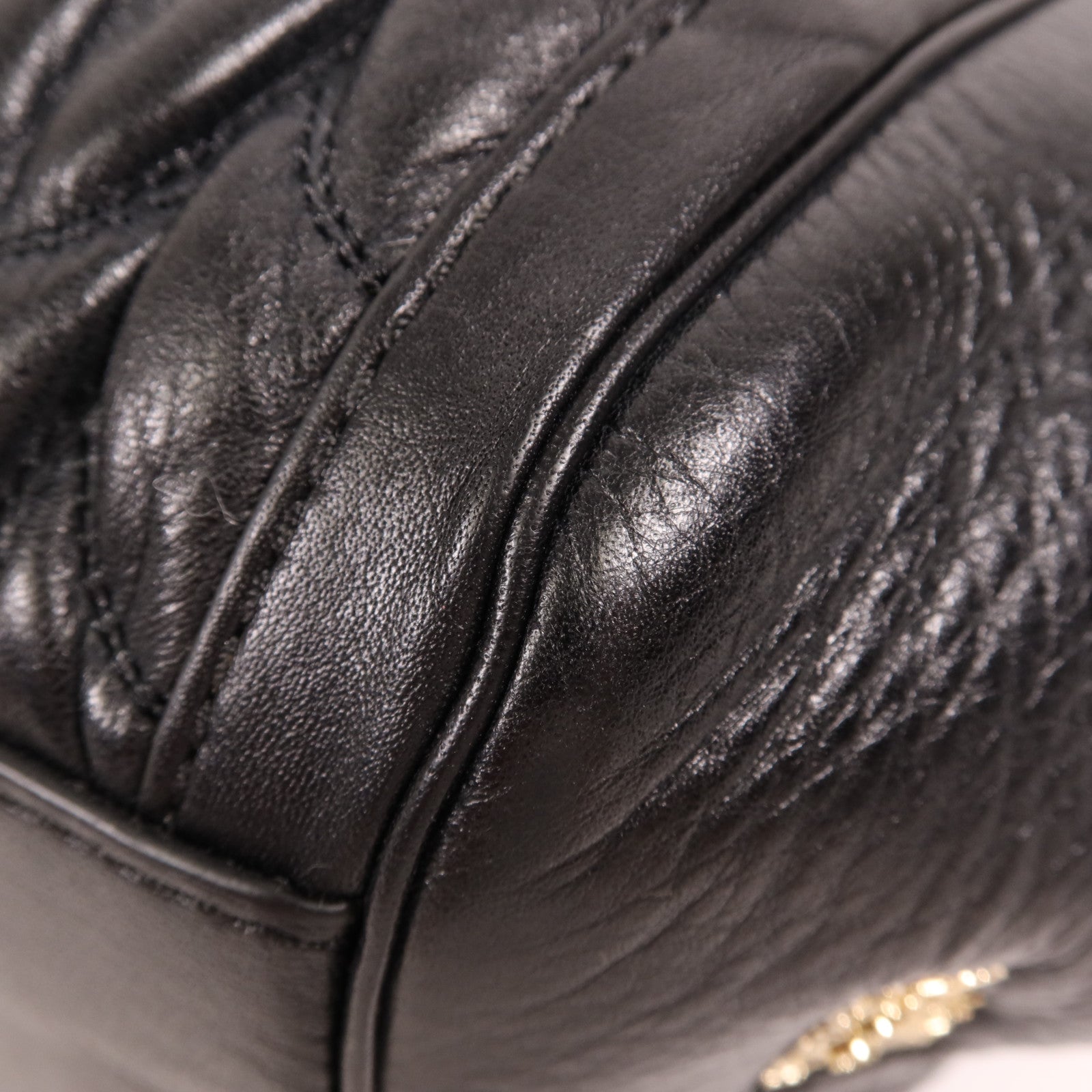 COACH 牛皮皮革2 Way Shoulder金扣手挽肩背兩用袋